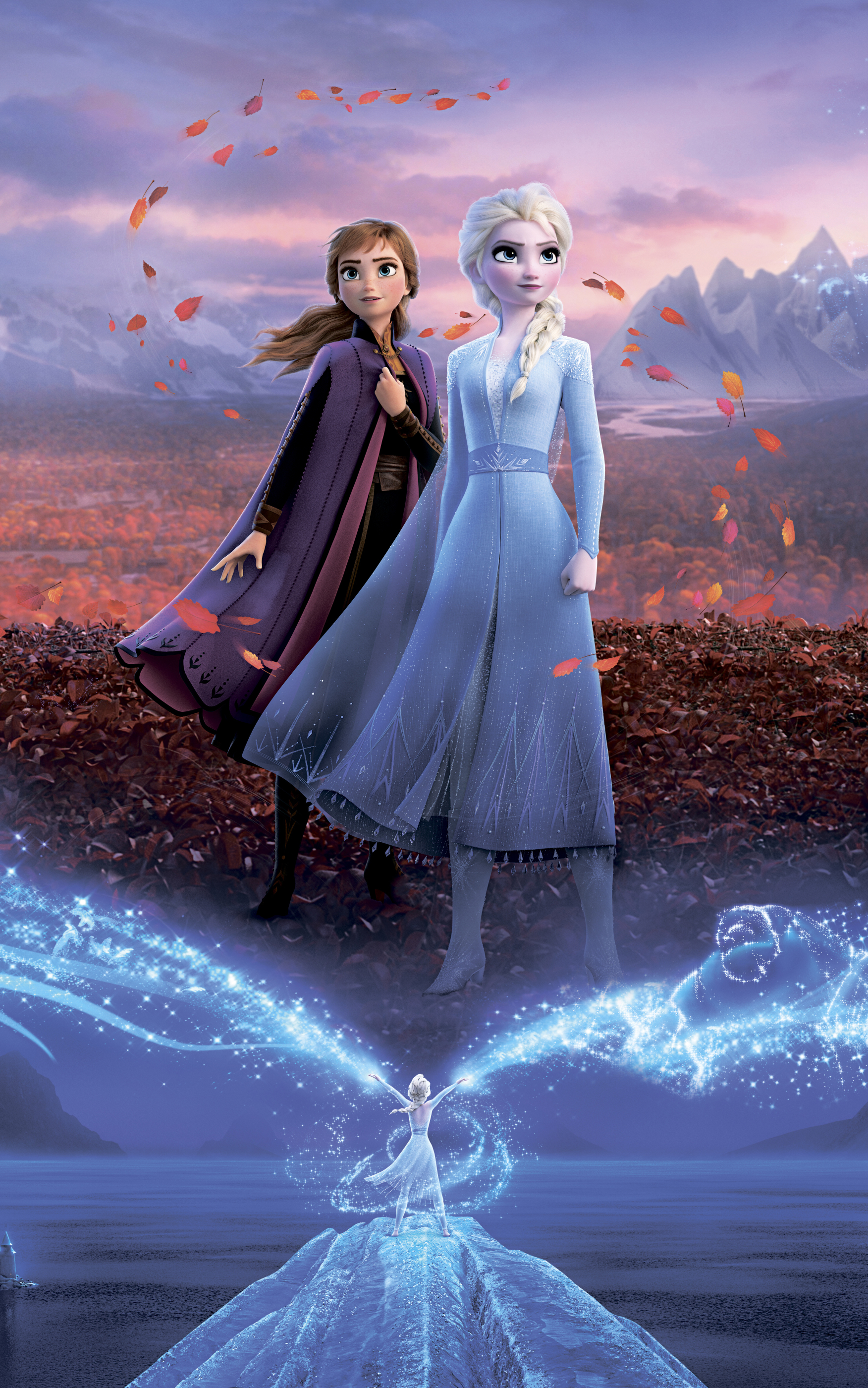 Download mobile wallpaper Movie, Anna (Frozen), Elsa (Frozen), Frozen 2 for free.