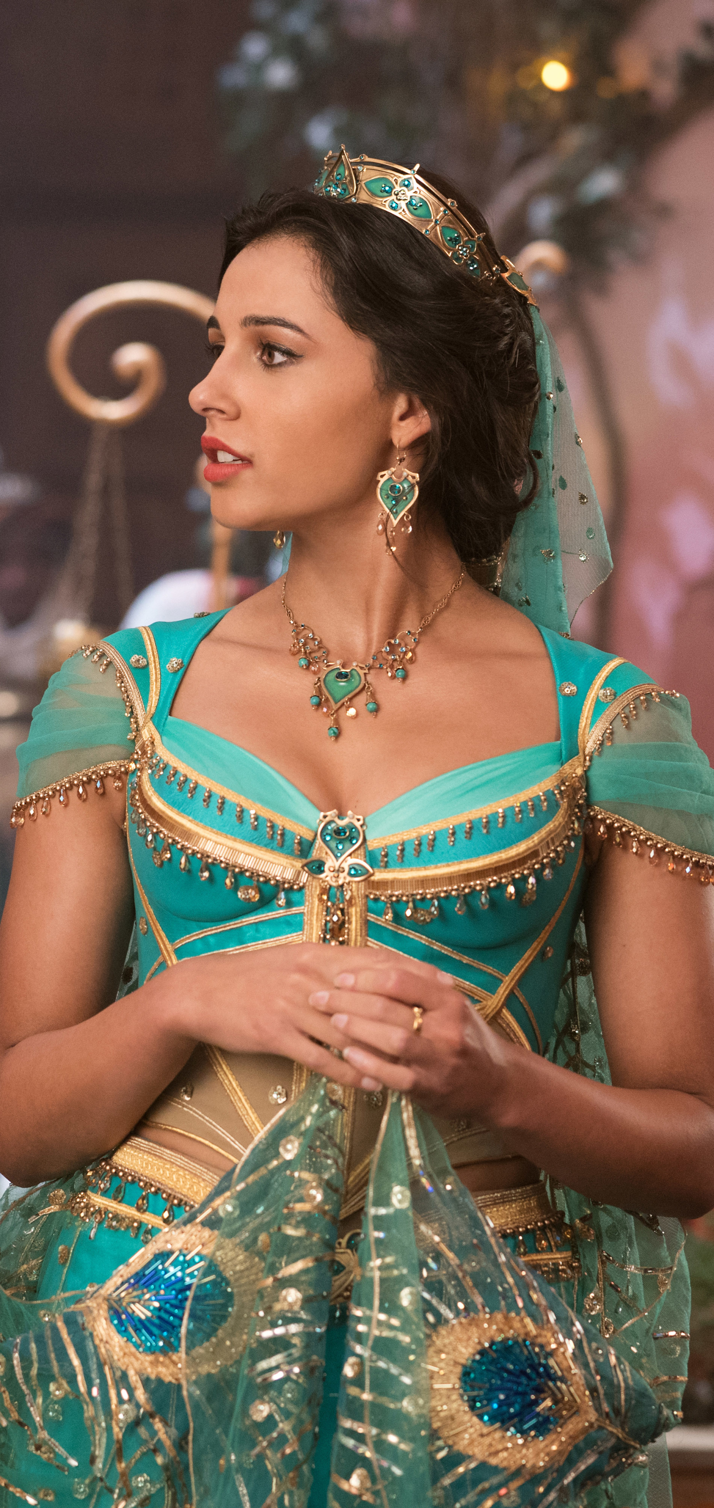 naomi scott, princess jasmine, movie, aladdin (2019)