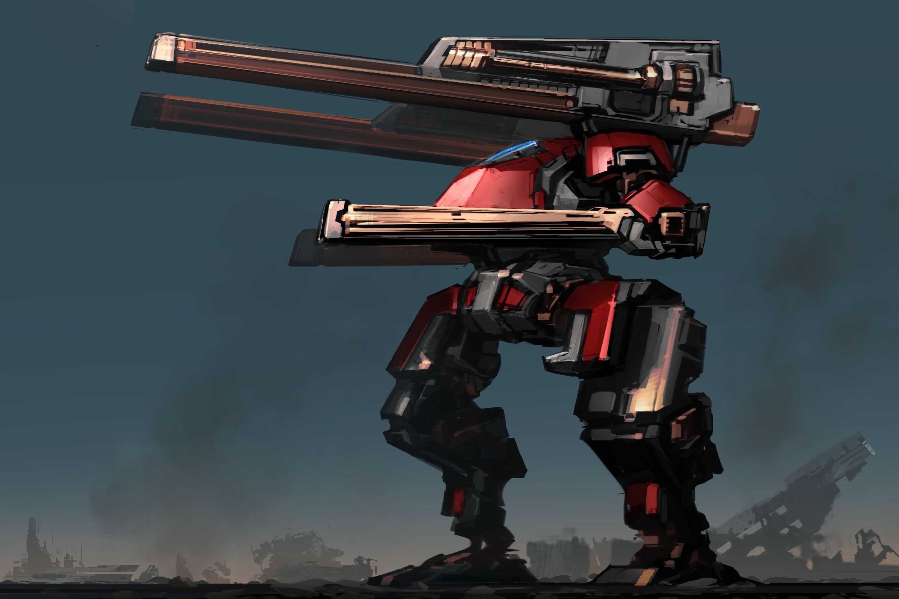 Free download wallpaper Weapon, Robot, Sci Fi on your PC desktop