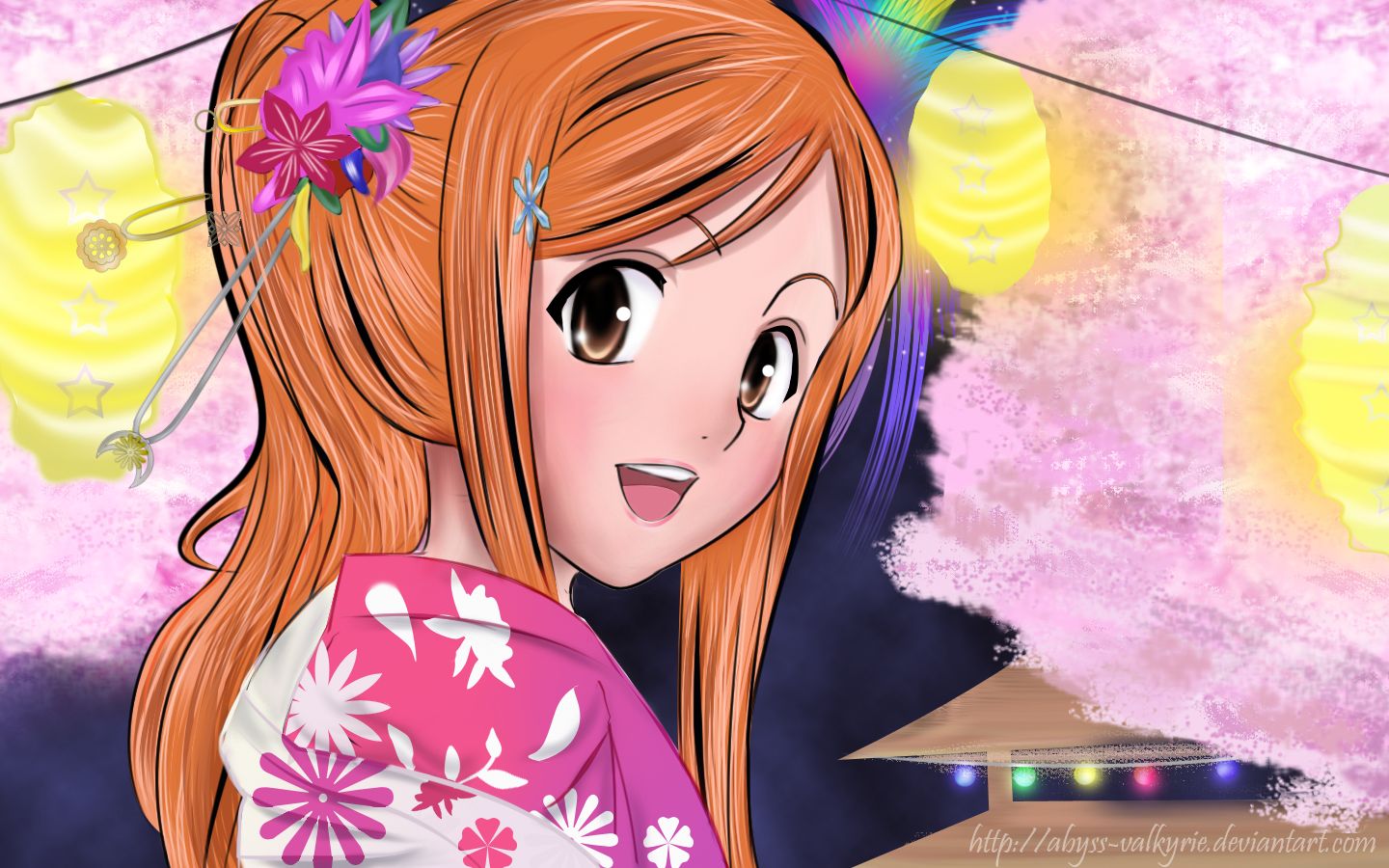 PCデスクトップにアニメ, 漂白, 井上織姫画像を無料でダウンロード