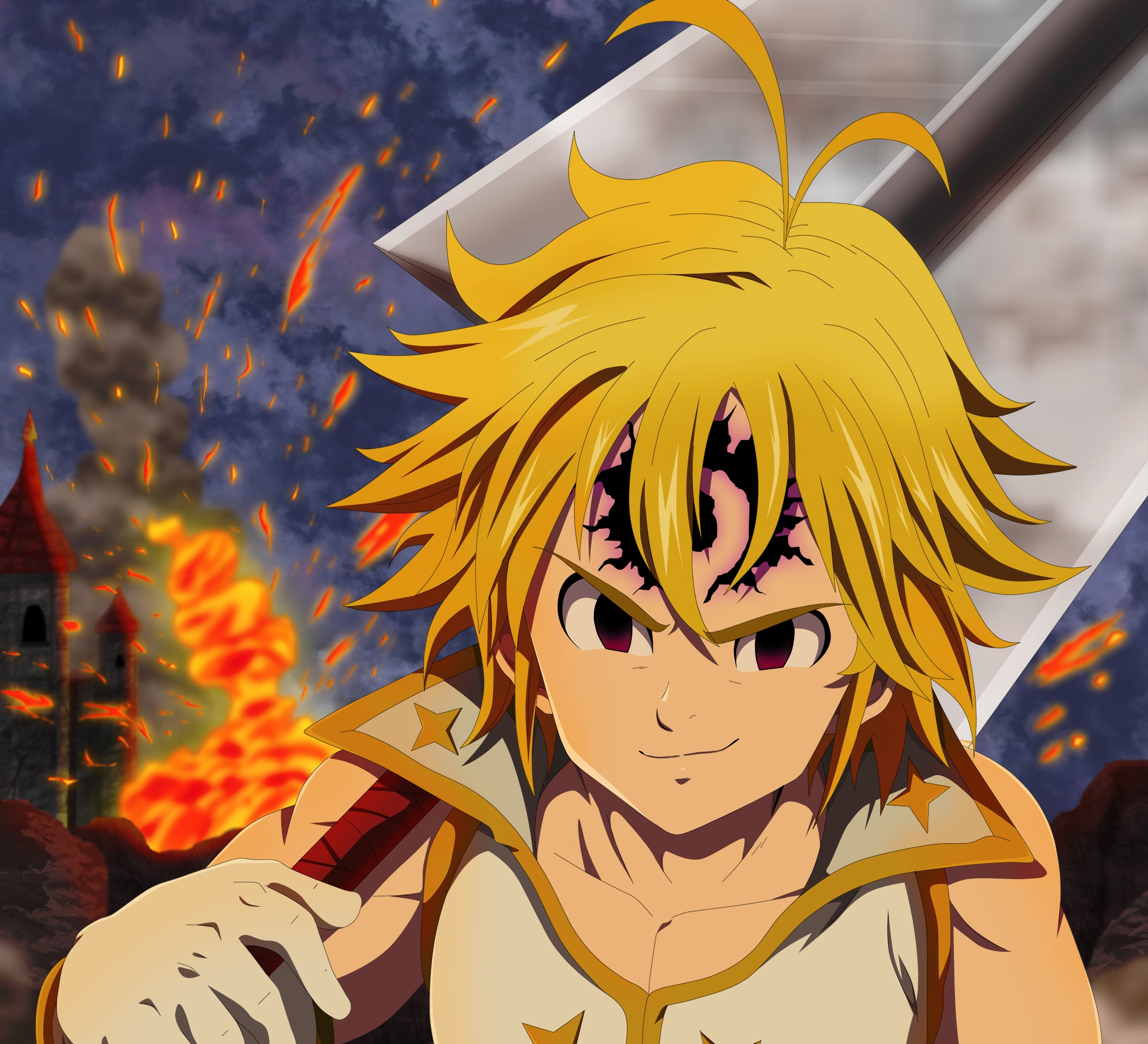 Laden Sie das Animes, The Seven Deadly Sins, Meliodas (Die Sieben Todsünden)-Bild kostenlos auf Ihren PC-Desktop herunter
