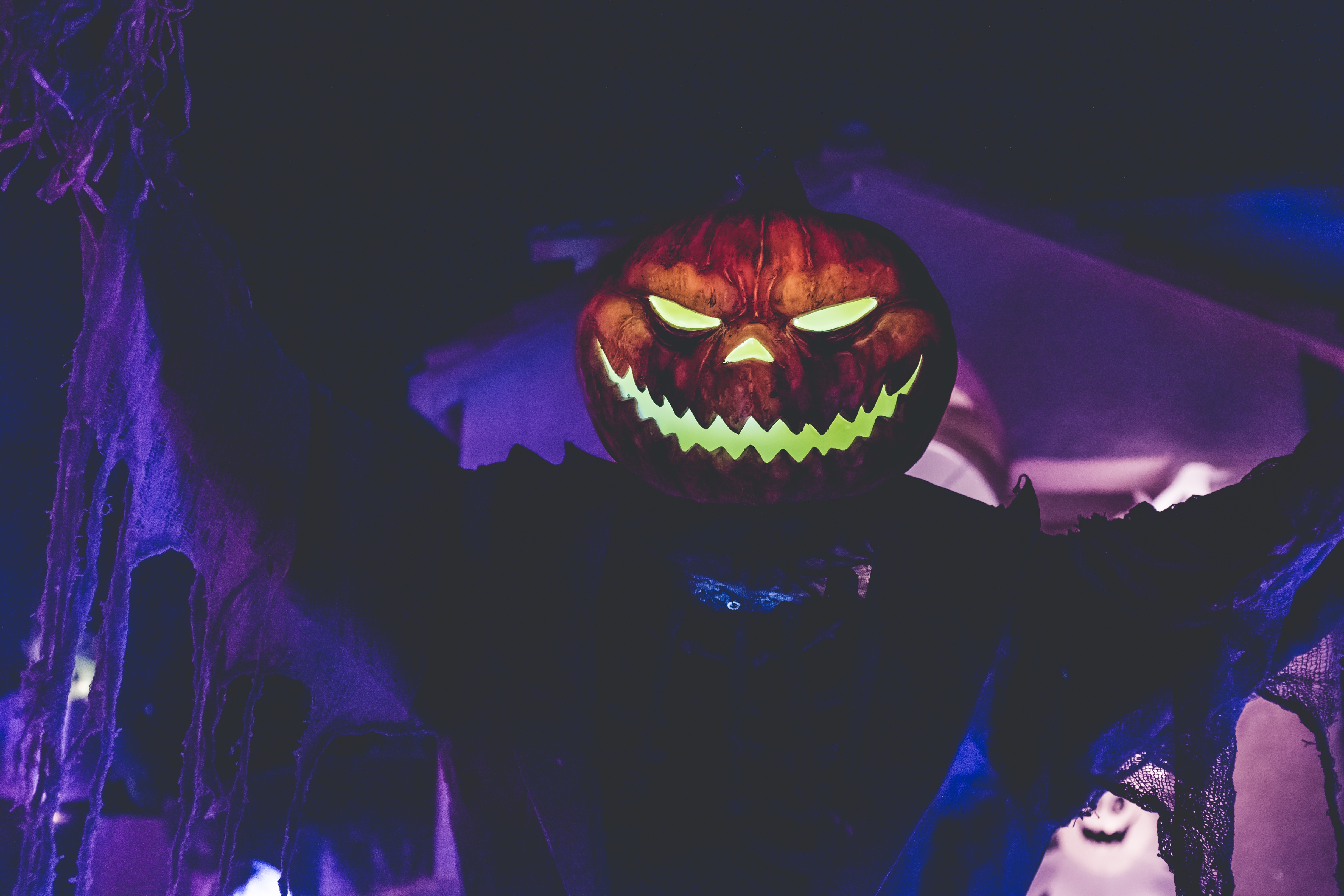 PCデスクトップにマスク, カボチャ, かぼちゃ, 祝日, 休日, ハロウィーン画像を無料でダウンロード