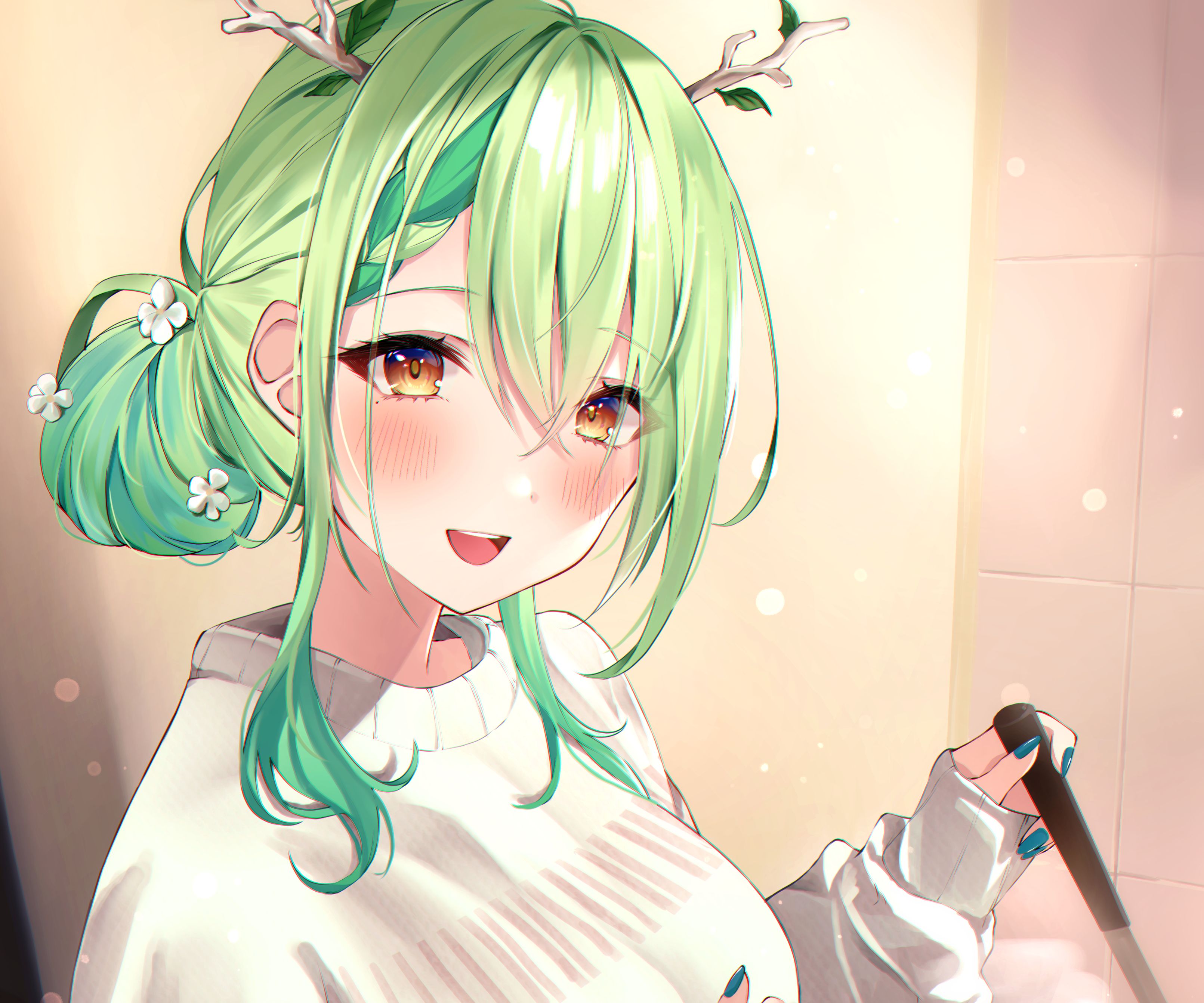 Free download wallpaper Anime, Virtual Youtuber, Hololive, Ceres Fauna on your PC desktop