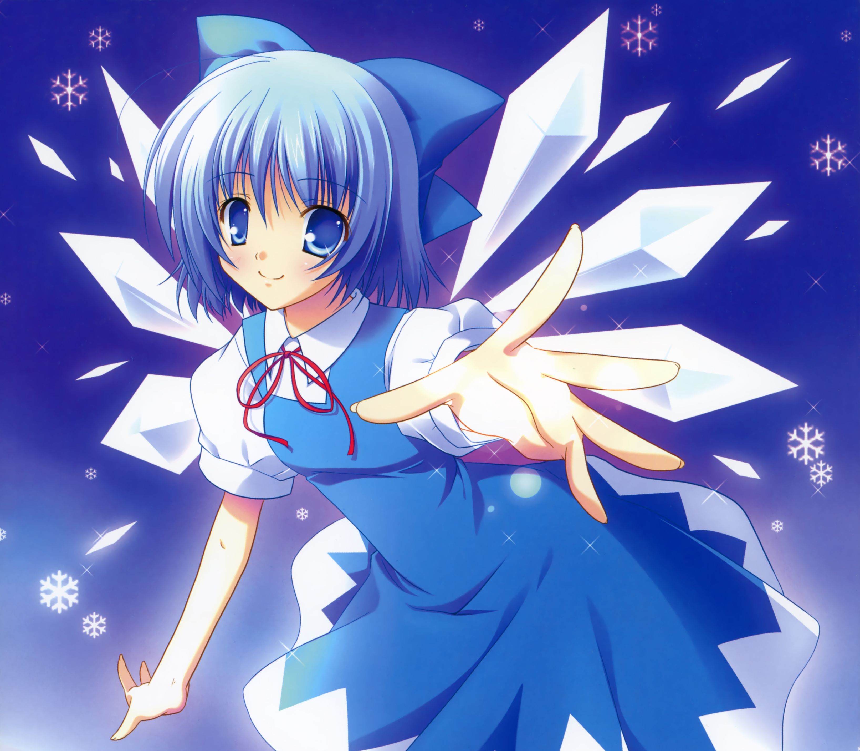 Download mobile wallpaper Anime, Touhou, Cirno (Touhou) for free.