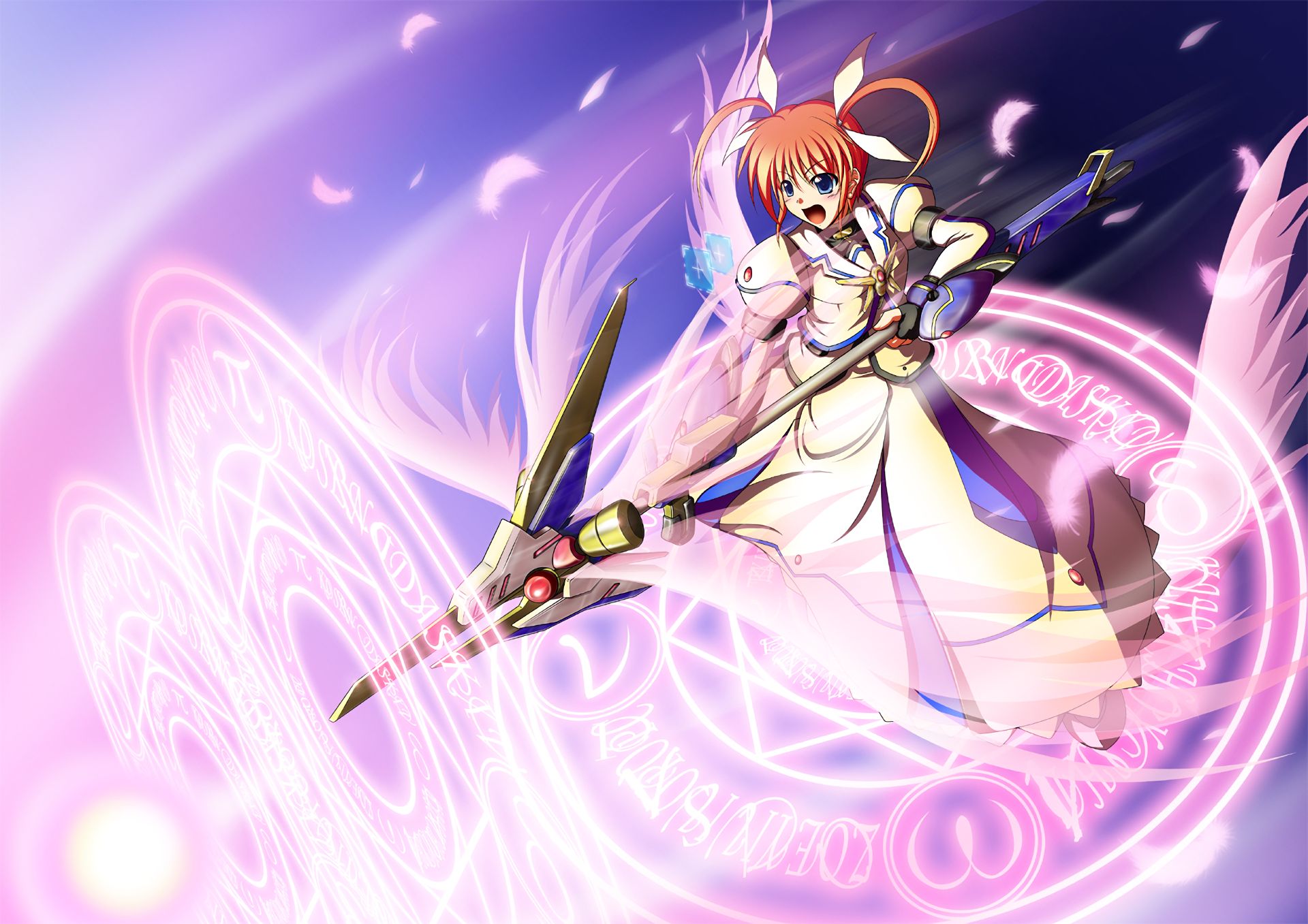 780227 Bildschirmschoner und Hintergrundbilder Mahou Shoujo Lyrical Nanoha auf Ihrem Telefon. Laden Sie  Bilder kostenlos herunter