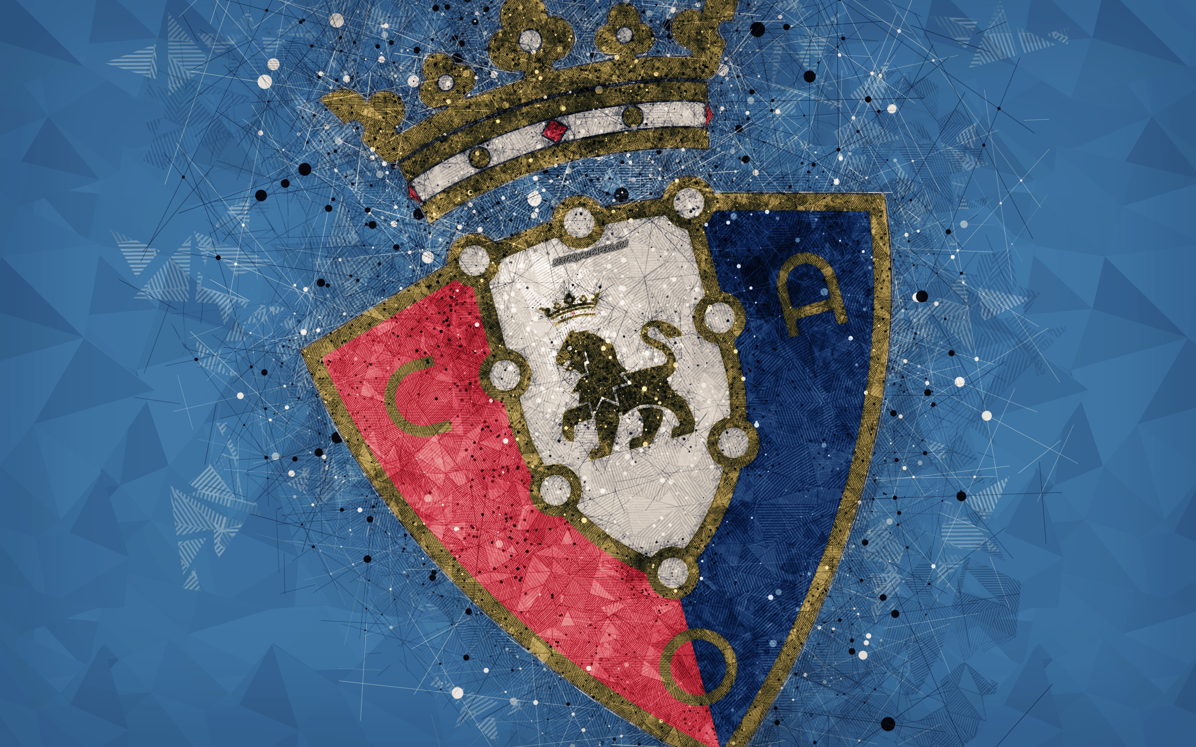 Download mobile wallpaper Sports, Logo, Emblem, Soccer, Ca Osasuna for free.