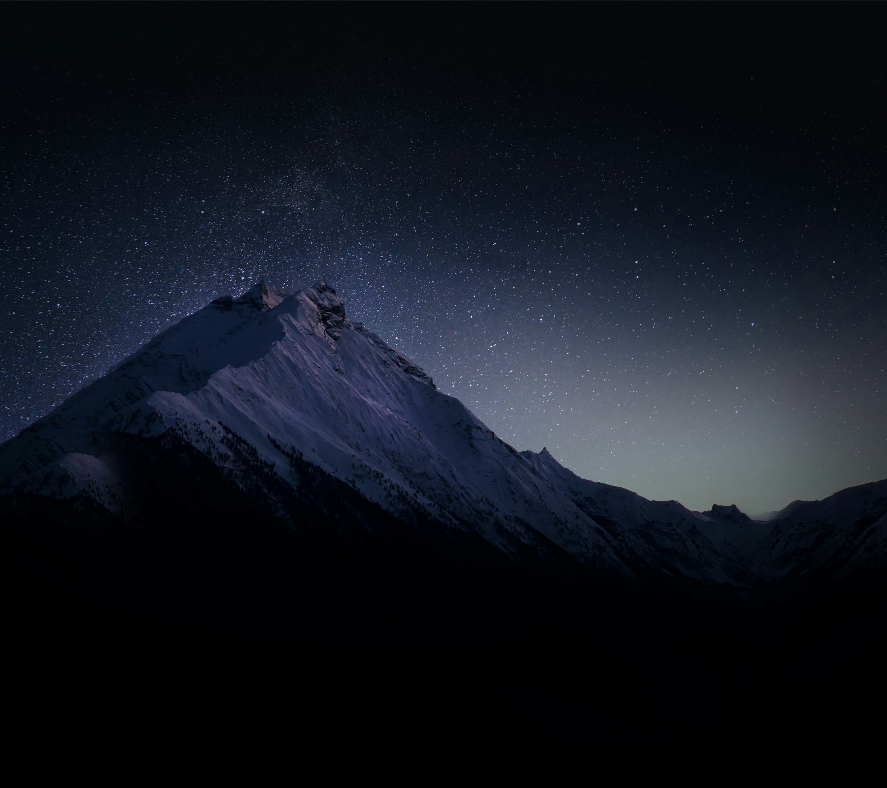 Download mobile wallpaper Mountains, Stars, Night, Mountain, Earth for free.