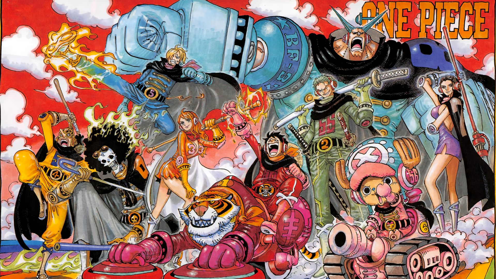 Популярні заставки і фони Germa 66 (One Piece) на комп'ютер