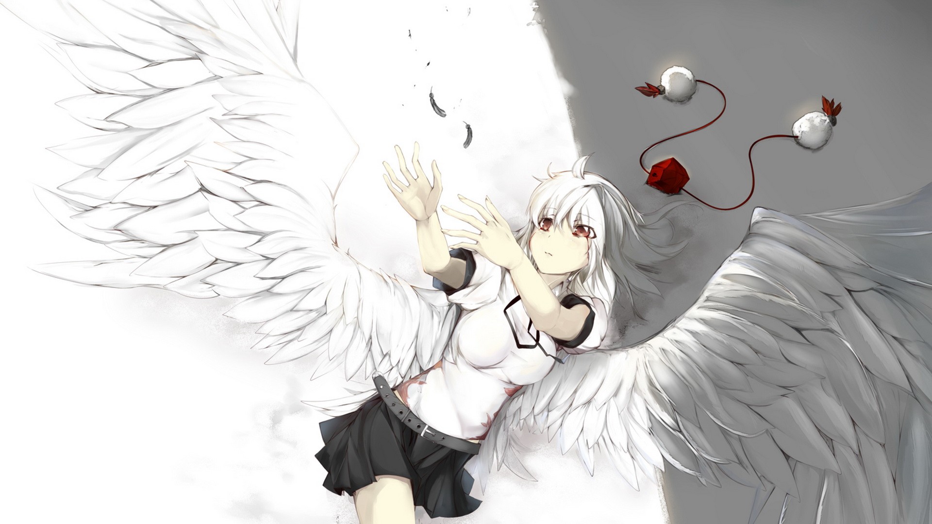 Free download wallpaper Anime, Wings, Touhou, Aya Shameimaru on your PC desktop