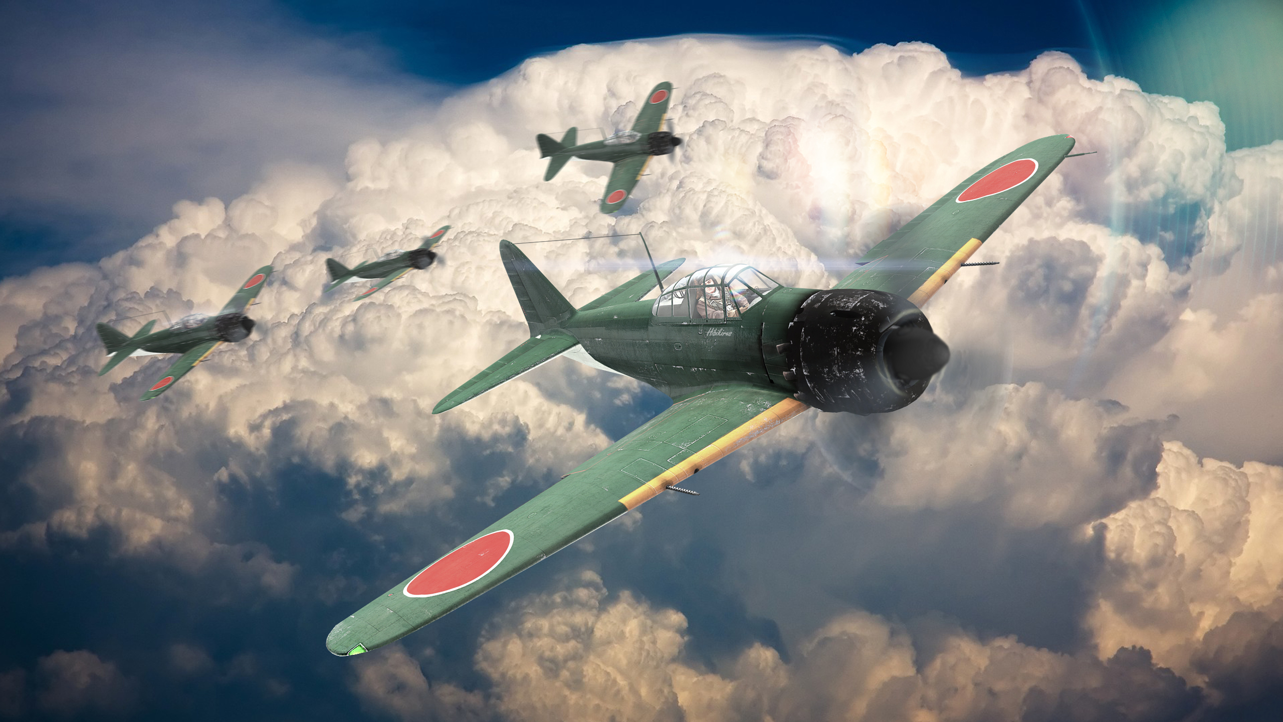 Free download wallpaper Aircraft, Video Game, Warplane, Mitsubishi A6M Zero, War Thunder on your PC desktop