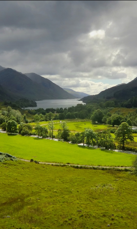 Descarga gratuita de fondo de pantalla para móvil de Paisaje, Montaña, Lago, Escocia, Tierra/naturaleza.