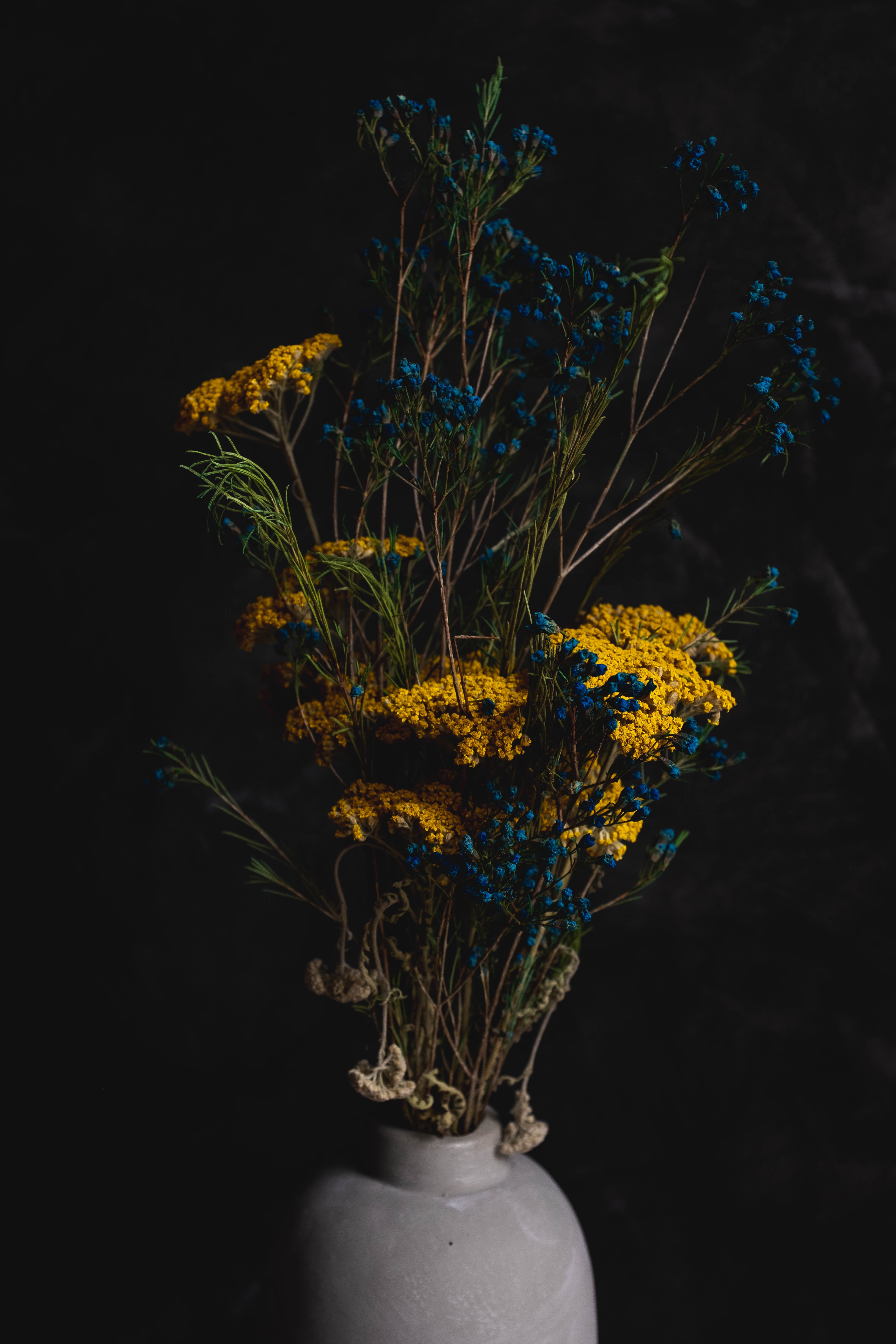 bouquet, vase, flowers, composition