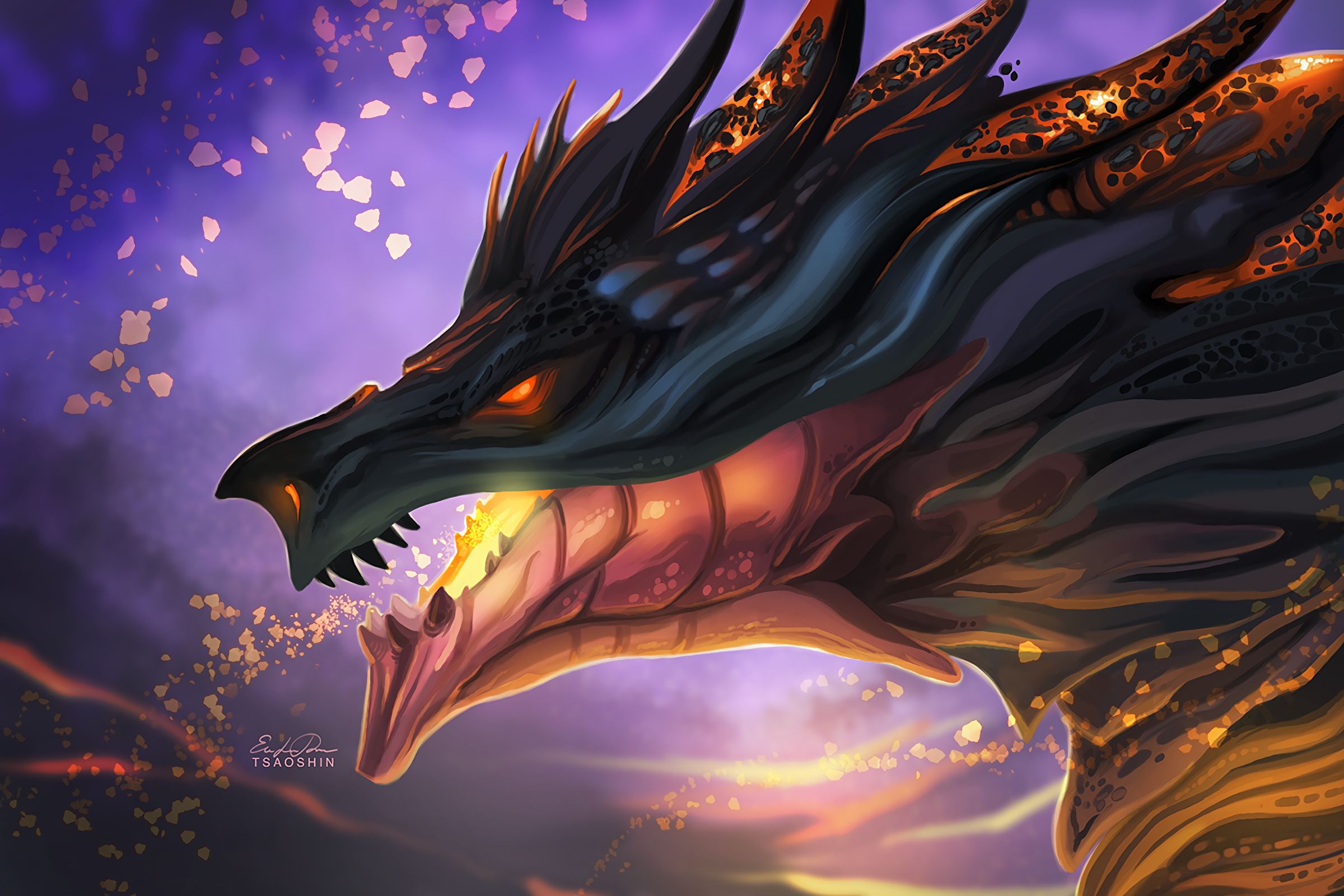 Download mobile wallpaper Fantasy, Dragon for free.