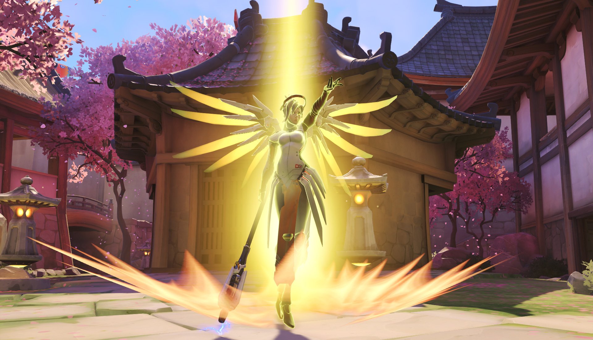 Download mobile wallpaper Overwatch, Video Game, Mercy (Overwatch) for free.