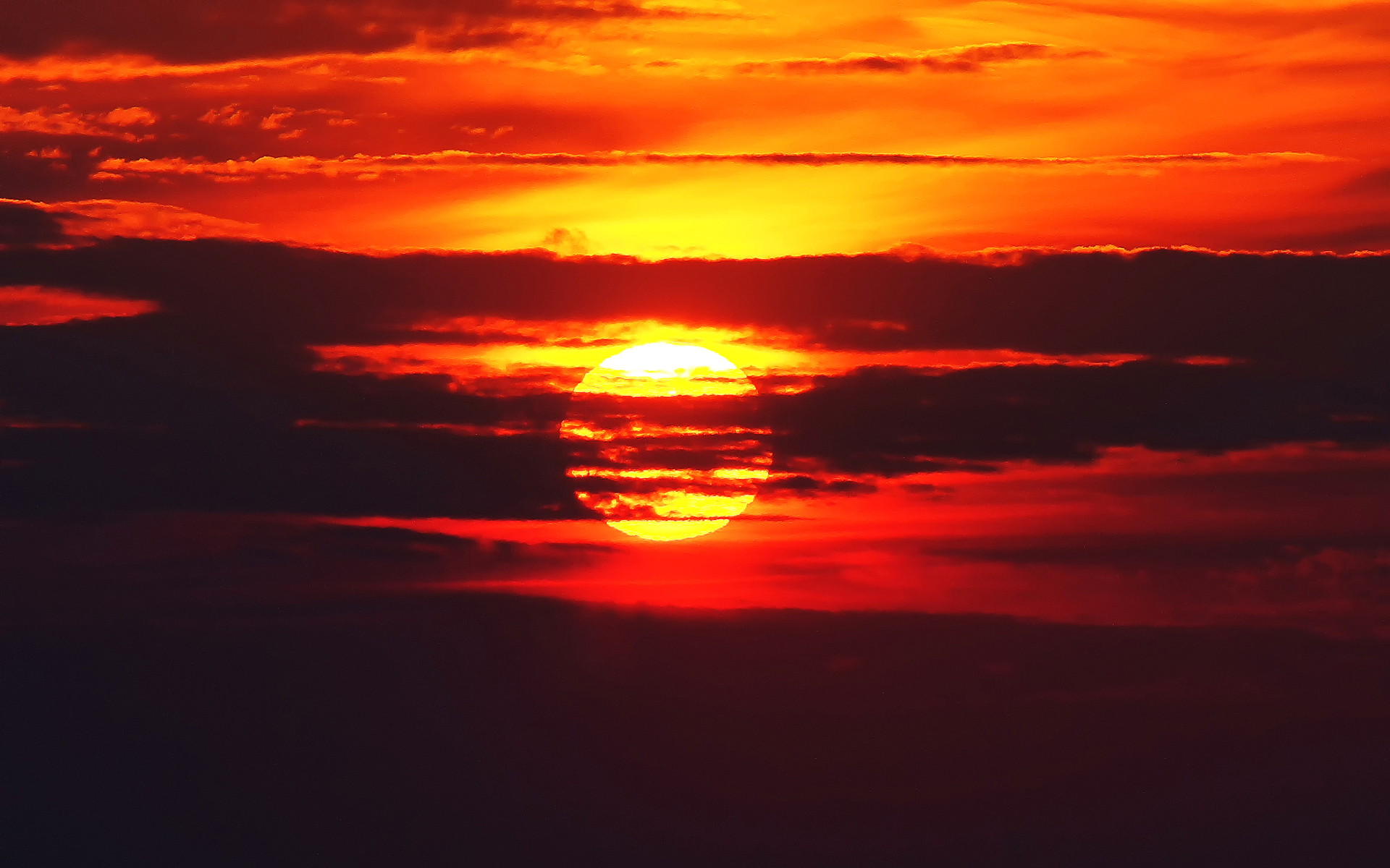 Descarga gratuita de fondo de pantalla para móvil de Naturaleza, Cielo, Sol, Nube, Atardecer, Tierra/naturaleza, Color Naranja).