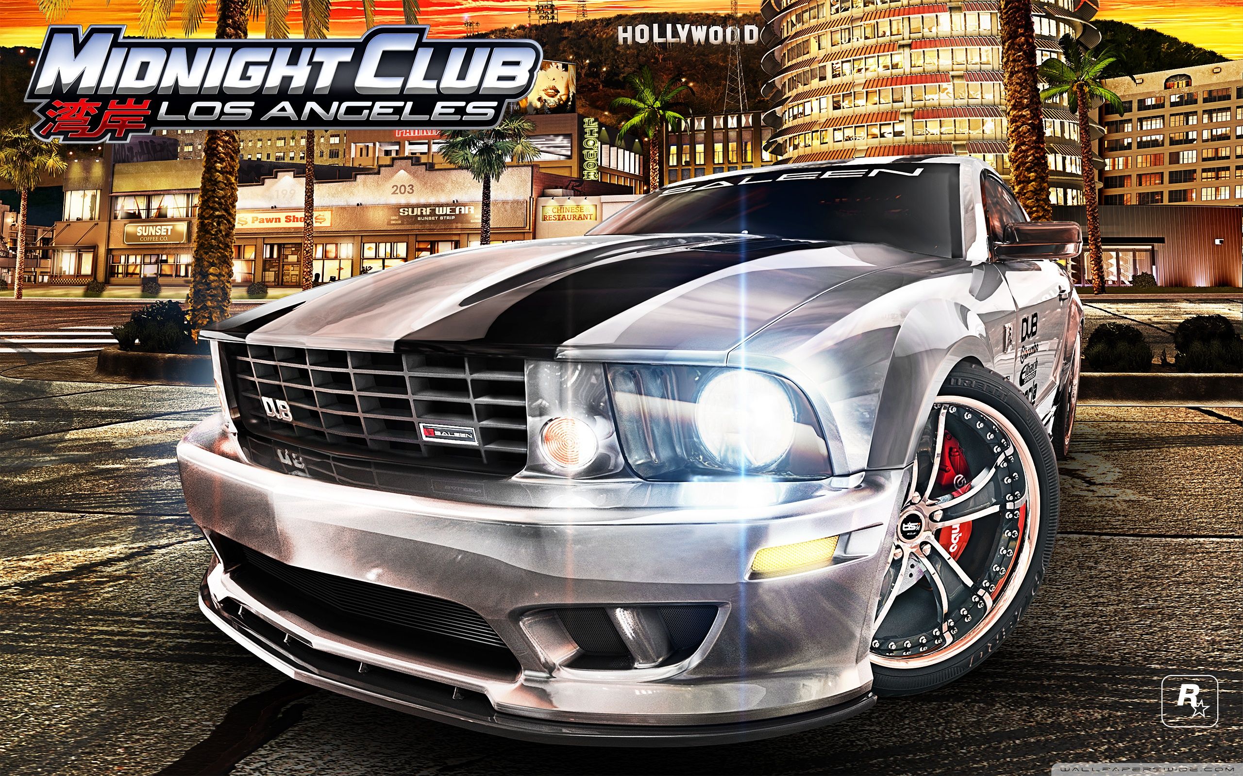Midnight Club: Los Angeles Lock Screen Wallpaper