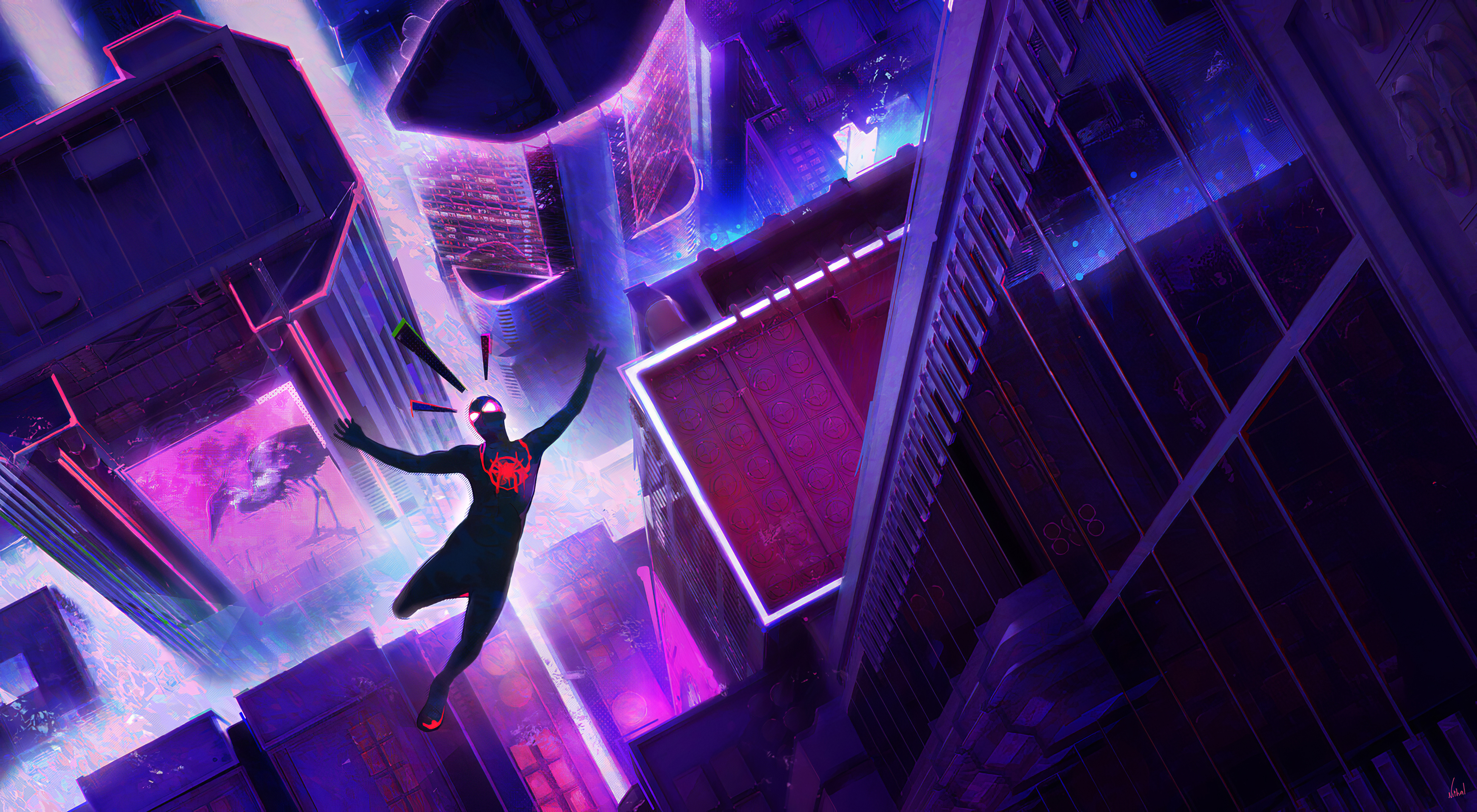 Mobile Wallpaper Spider Man: Into The Spider Verse 