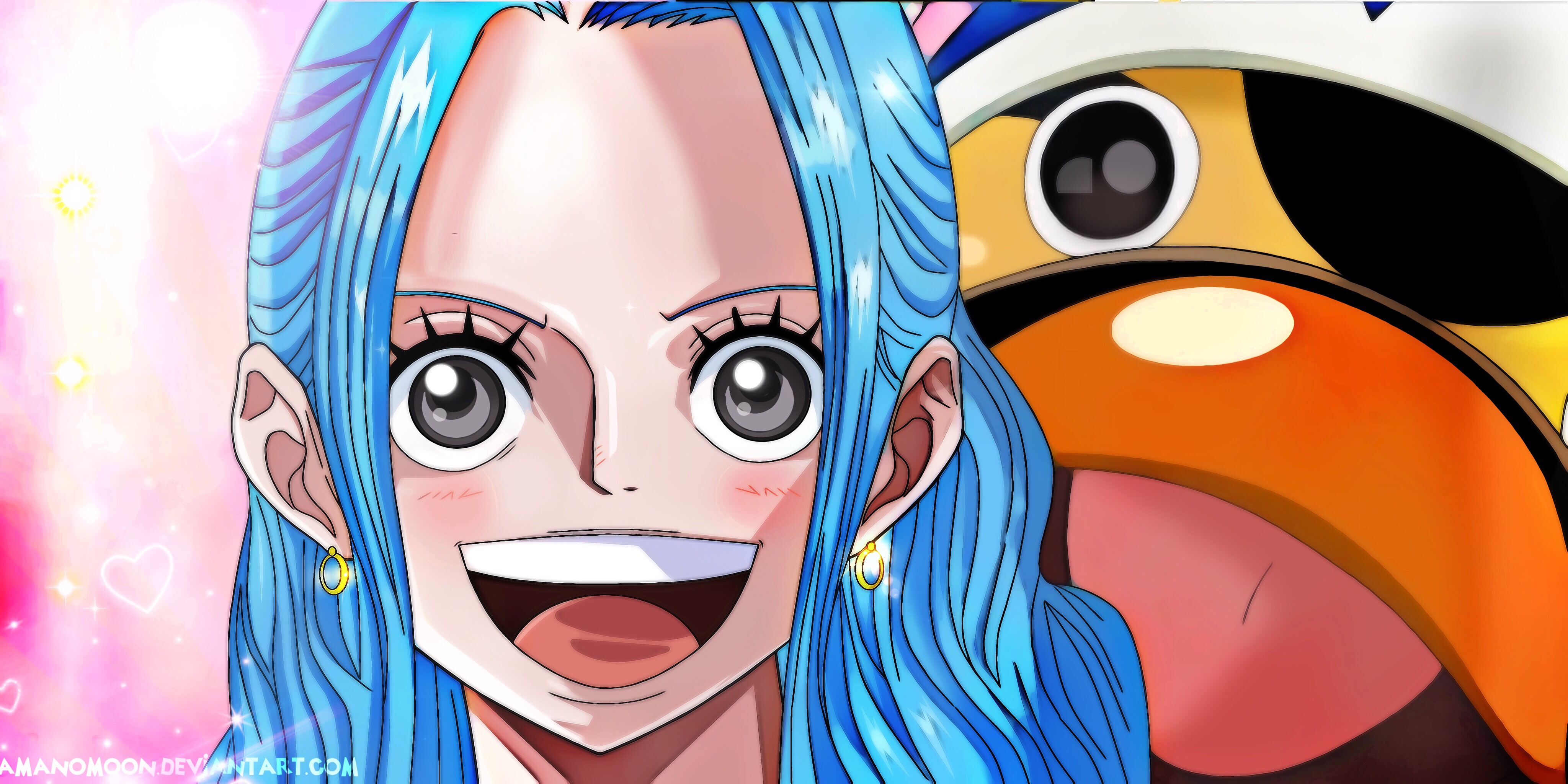 Free download wallpaper Anime, One Piece, Nefertari Vivi, Carue (One Piece) on your PC desktop