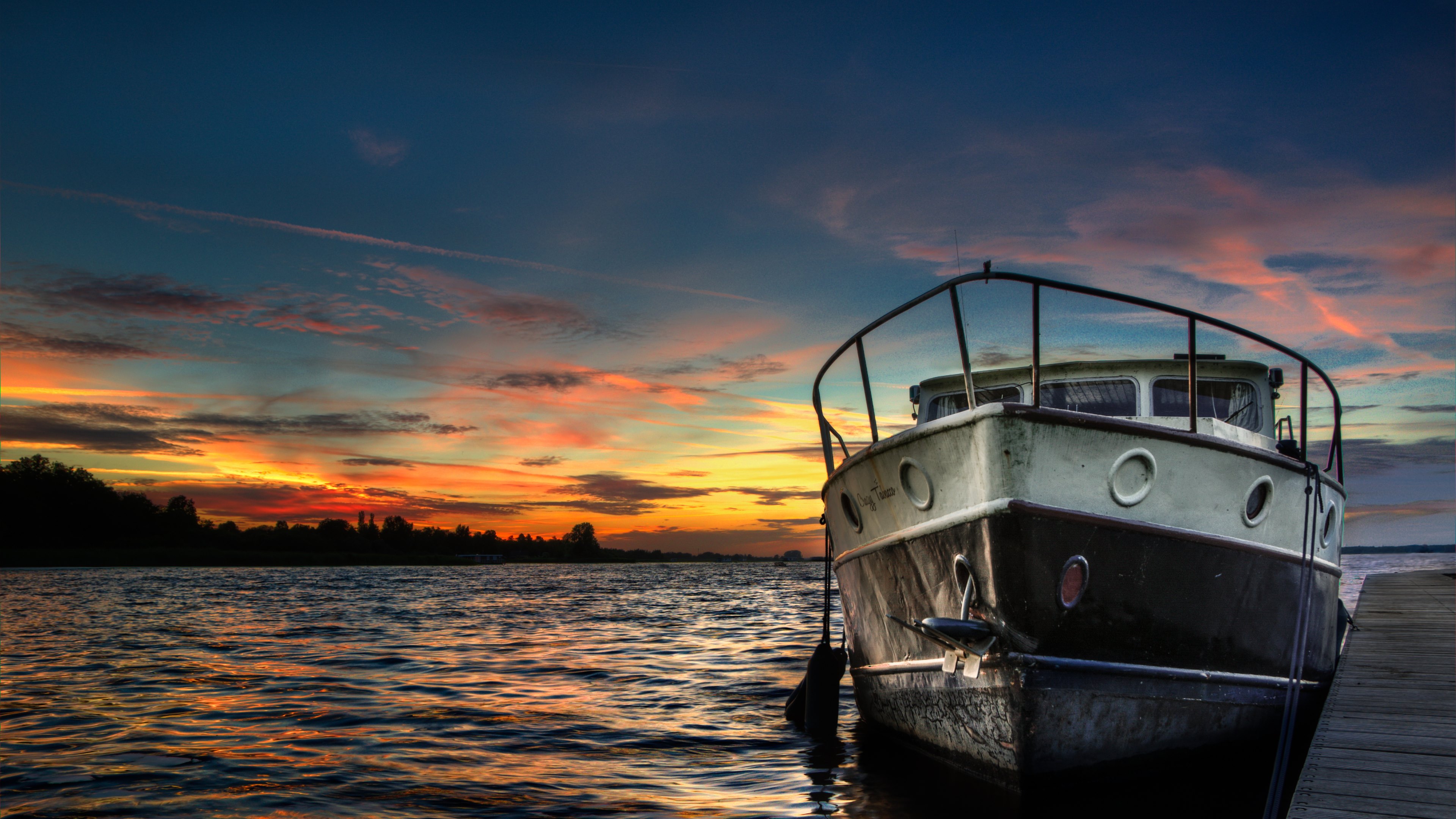 Téléchargez gratuitement l'image Coucher De Soleil, Bateau, Photographie, Imagerie À Grande Gamme Dynamique sur le bureau de votre PC