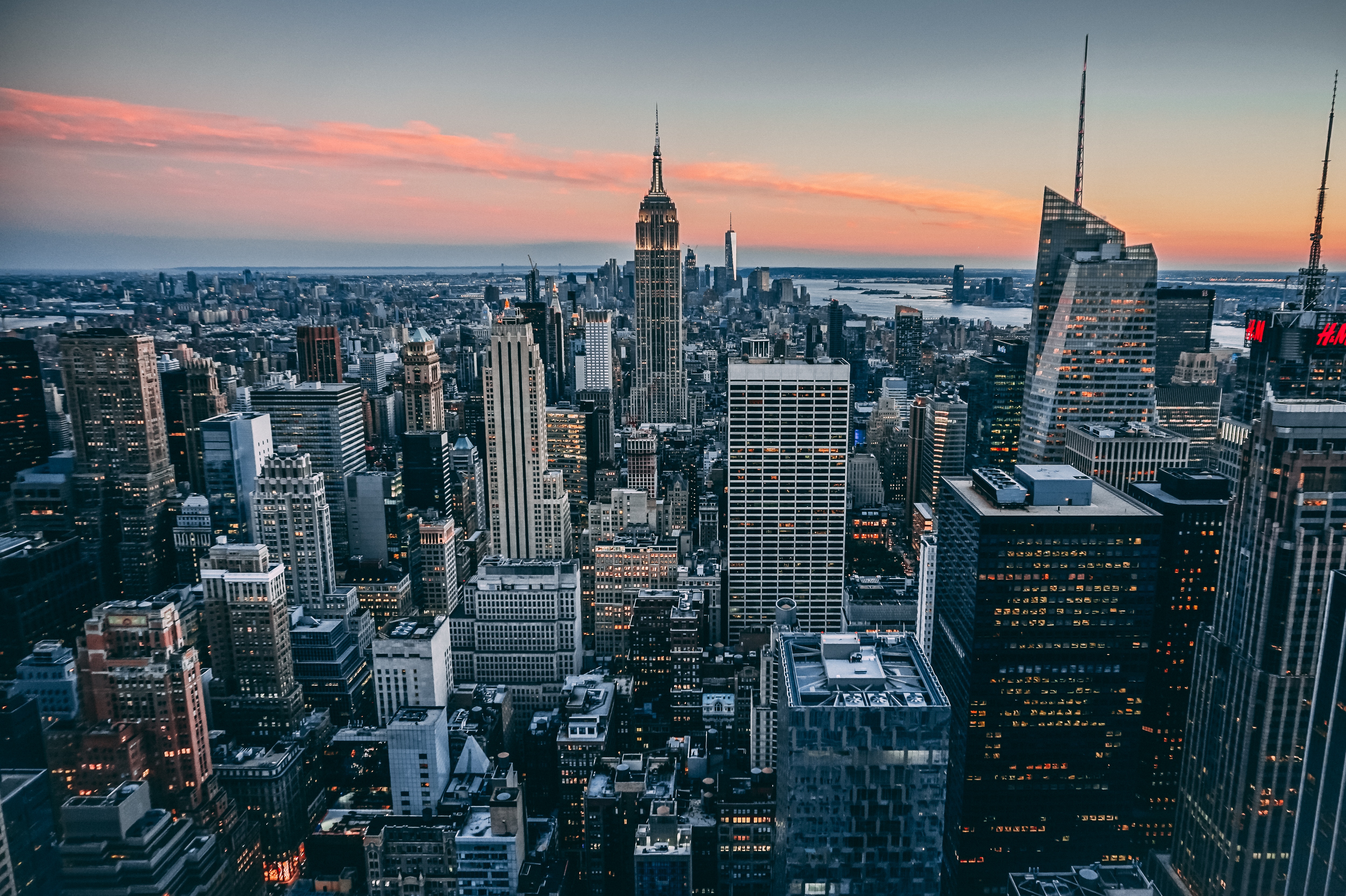 101619 скачать картинку манхеттен, нью йорк, небоскребы, города, сша - обои и заставки бесплатно