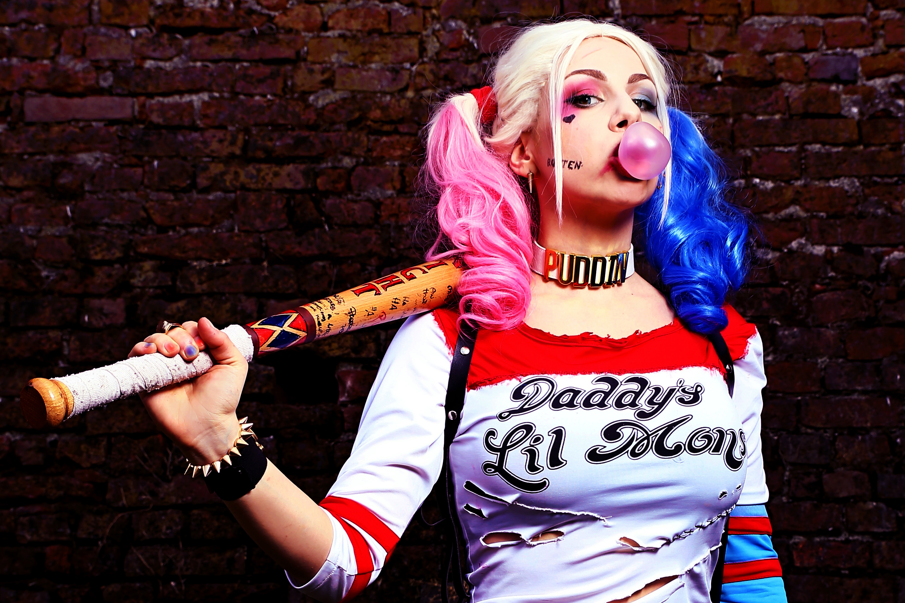 suicide squad, harley quinn, cosplay, women Full HD