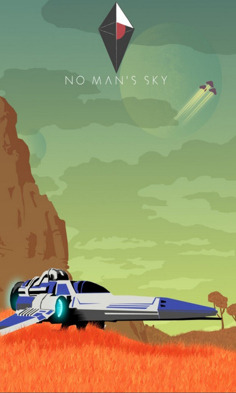 Download mobile wallpaper Space, Planet, Ship, Sci Fi, Video Game, No Man's Sky for free.