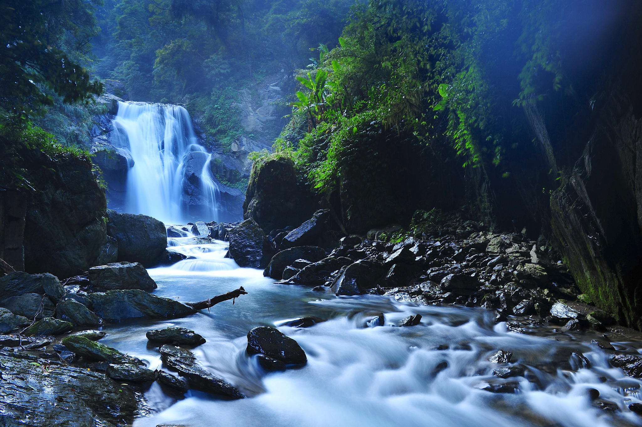 270859 descargar fondo de pantalla tierra/naturaleza, cascada, bosque, paisaje, rio, pintoresco, taiwán, cascadas: protectores de pantalla e imágenes gratis