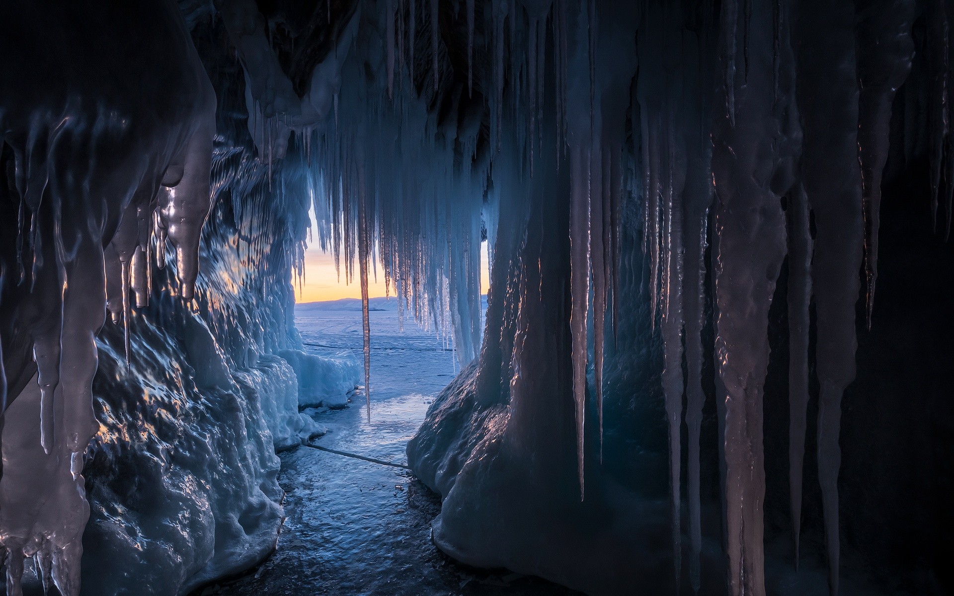 earth, ice cave, cave, ice, russia, winter