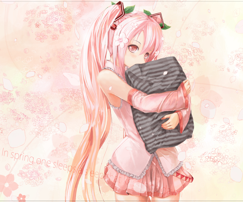 Handy-Wallpaper Vocaloid, Animes, Sakura Miku kostenlos herunterladen.