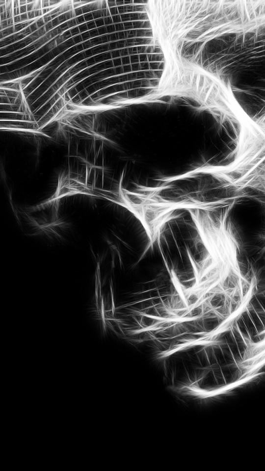 Download mobile wallpaper Dark, Skull for free.