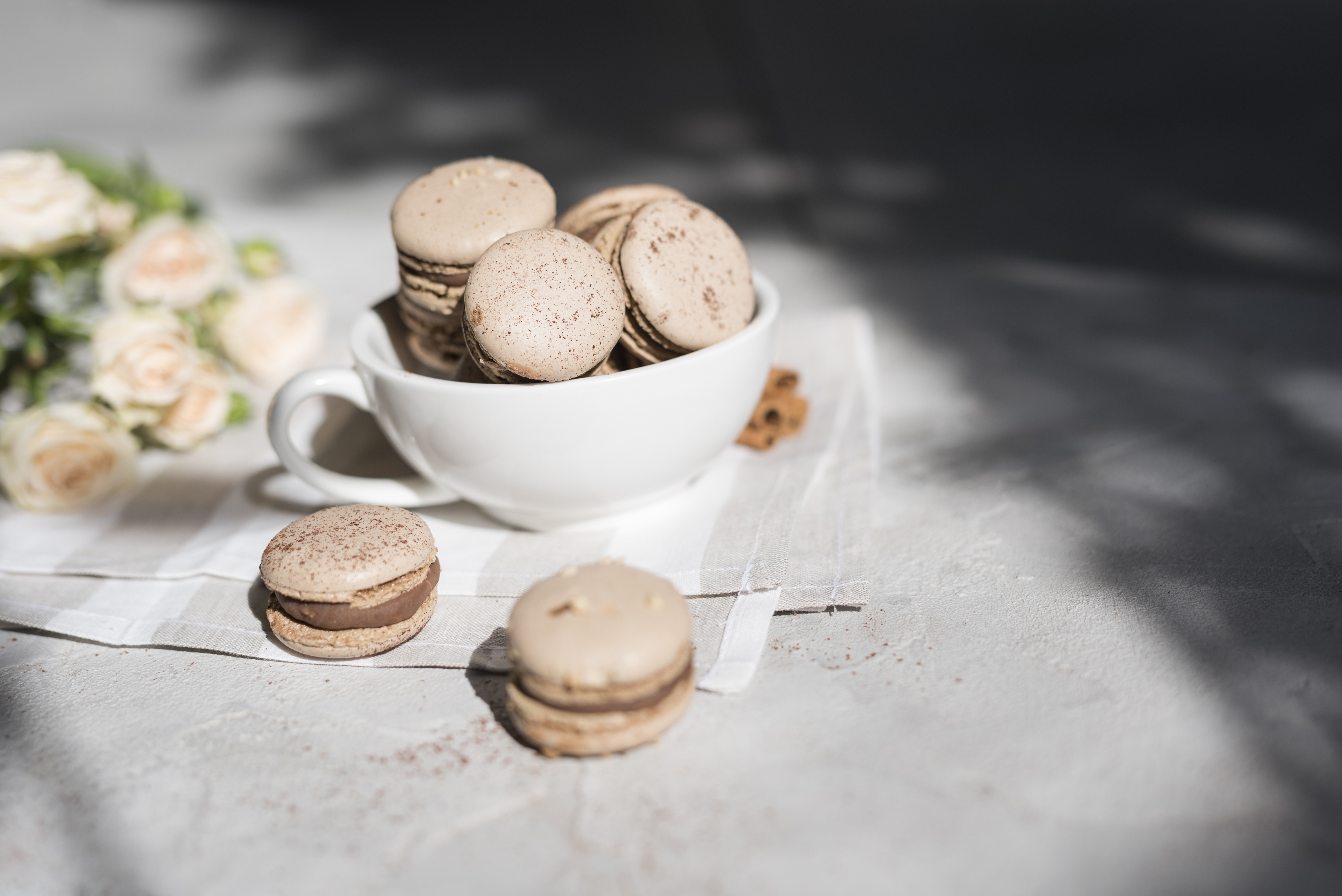 Téléchargez des papiers peints mobile Nourriture, Sucreries, Macaron gratuitement.