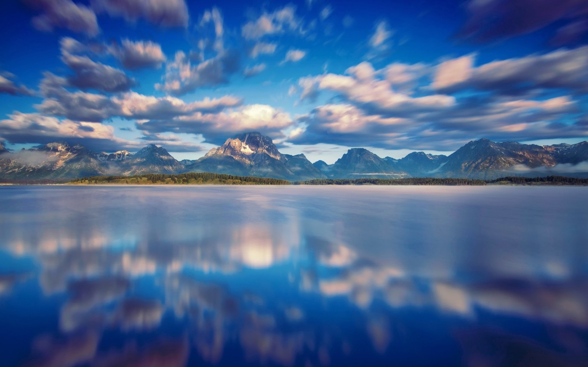 Free download wallpaper Mountain, Lake, Reflection, Earth, Cloud on your PC desktop