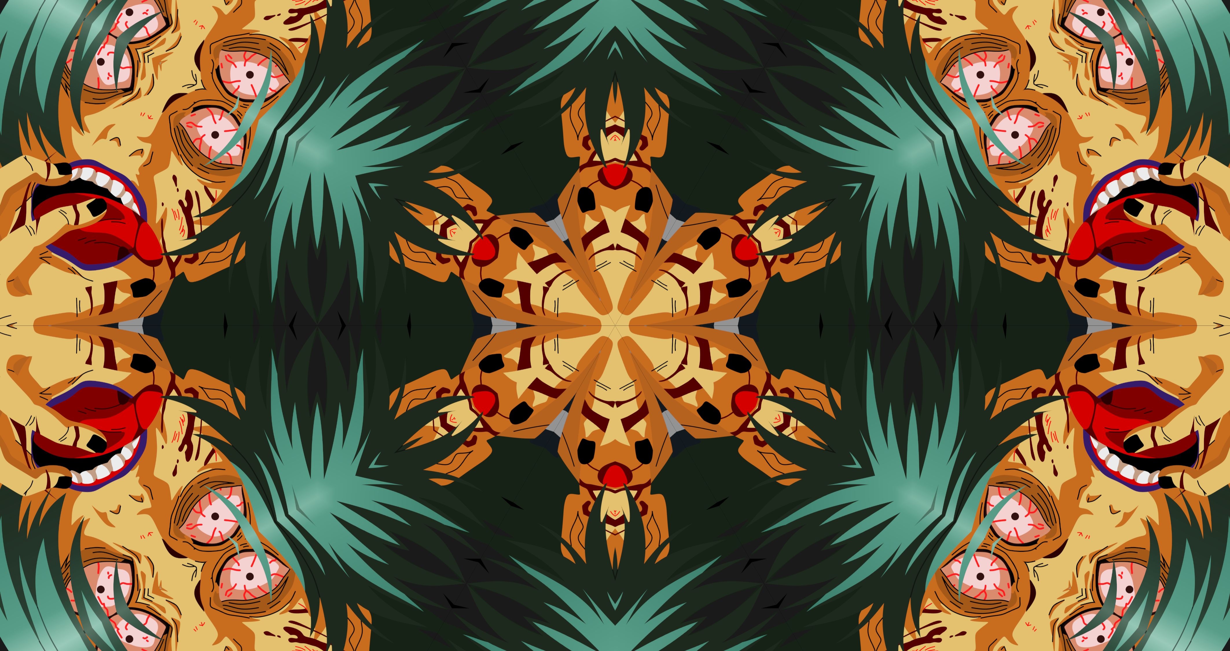 Free download wallpaper Abstract, Pattern, Kaleidoscope on your PC desktop