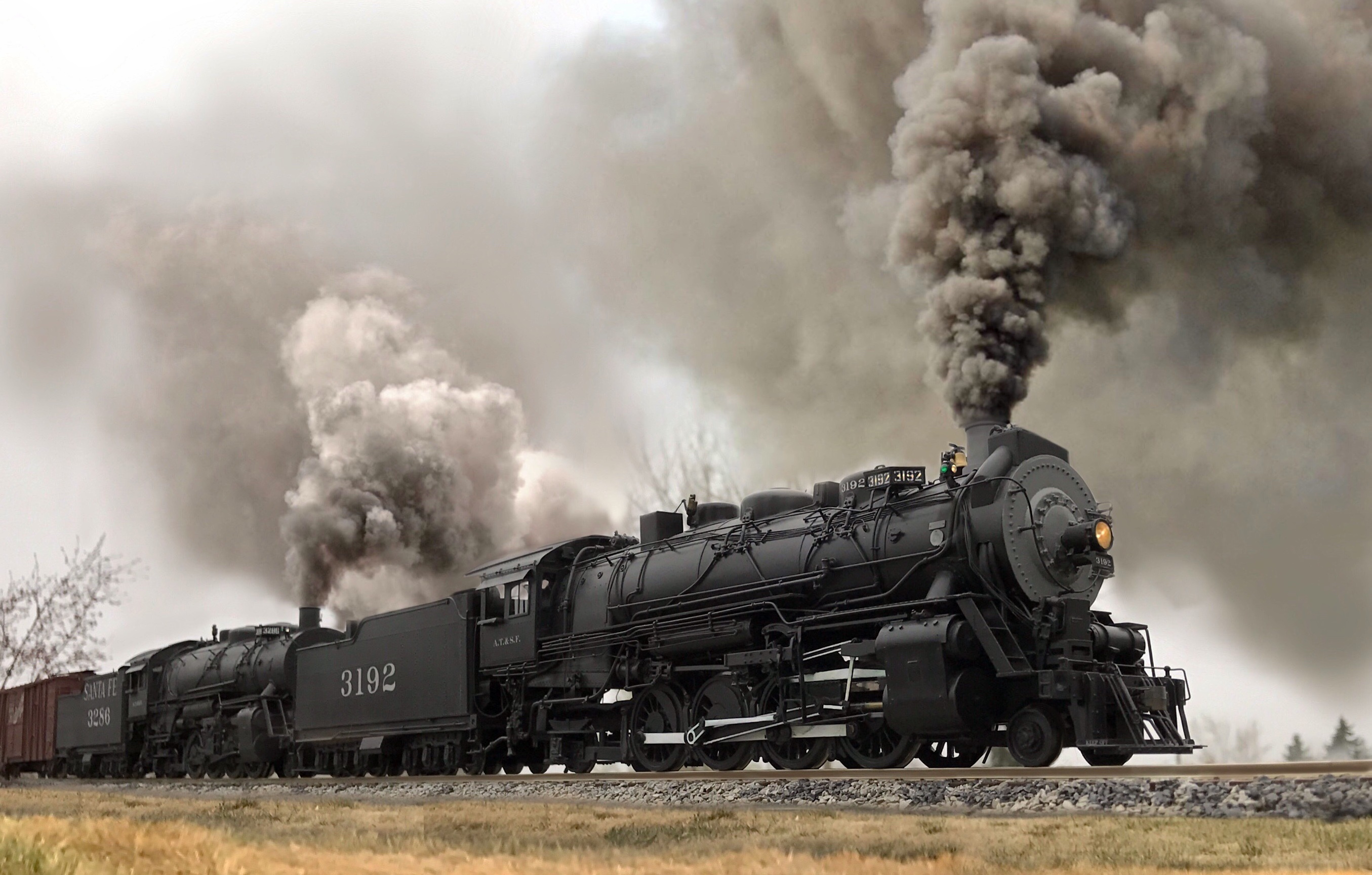 Laden Sie das Zug, Lokomotive, Dampflokomotive, Rauch, Fahrzeuge-Bild kostenlos auf Ihren PC-Desktop herunter