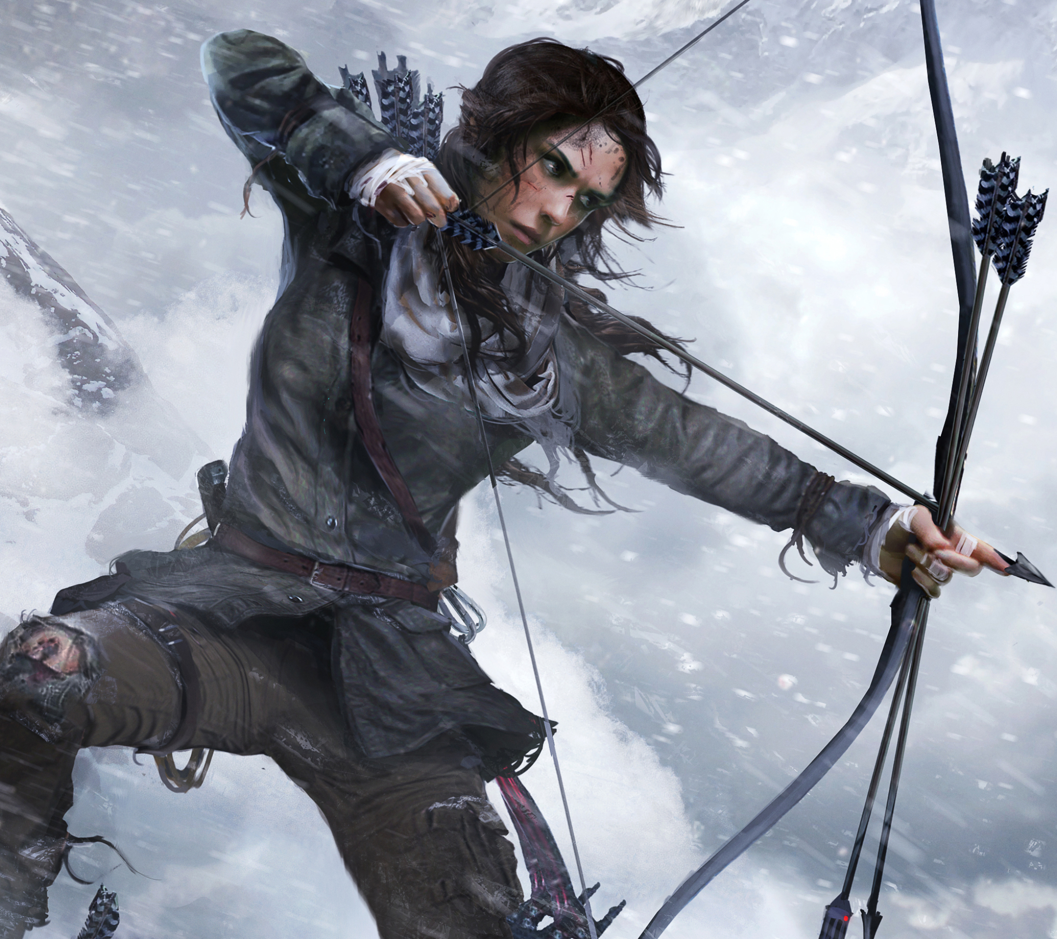 Download mobile wallpaper Tomb Raider, Bow, Video Game, Woman Warrior, Lara Croft, Rise Of The Tomb Raider for free.