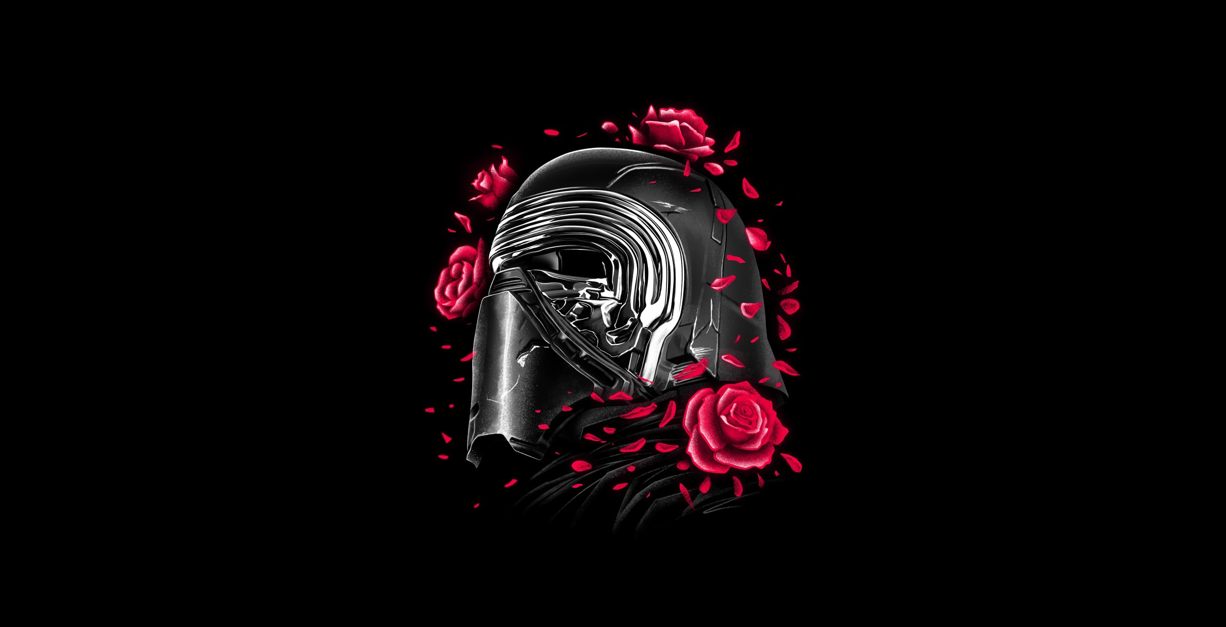 Download mobile wallpaper Star Wars, Flower, Sci Fi, Kylo Ren for free.