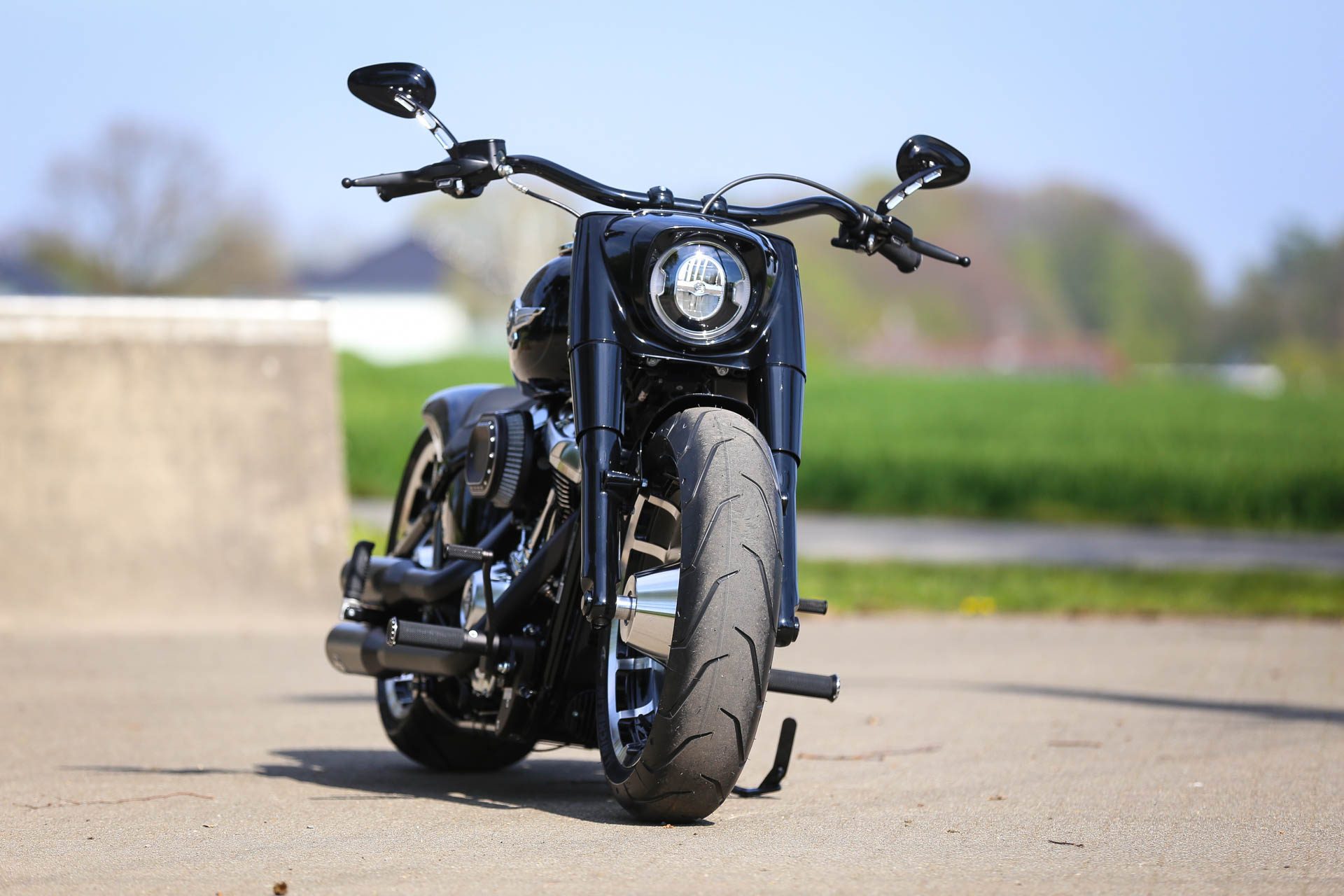 Téléchargez gratuitement l'image Harley Davidson, Véhicules, Moto Personnalisée, Coutumes De Thunderbike, Motocyclettes sur le bureau de votre PC