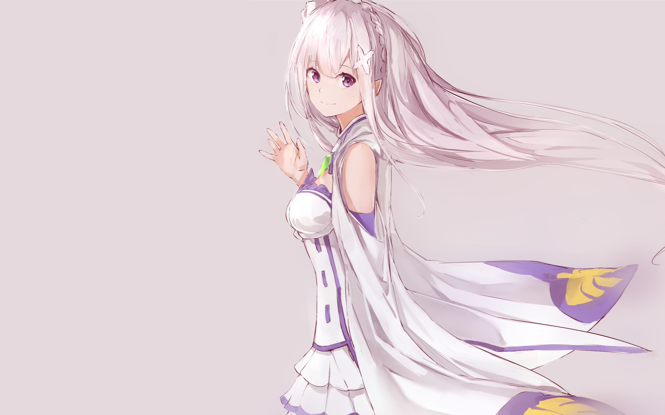 Handy-Wallpaper Animes, Emilia (Re: Zero), Re:zero Das Leben In Einer Anderen Welt Beginnen kostenlos herunterladen.