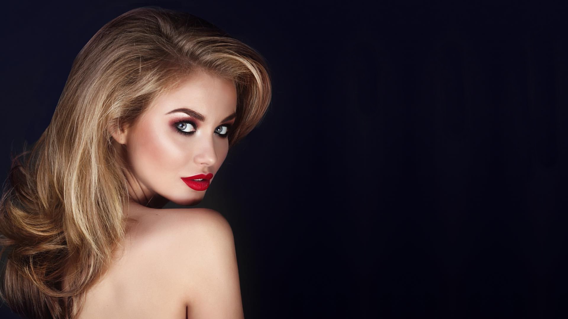 Free download wallpaper Portrait, Face, Model, Women, Makeup, Aleksandra Nikolic on your PC desktop