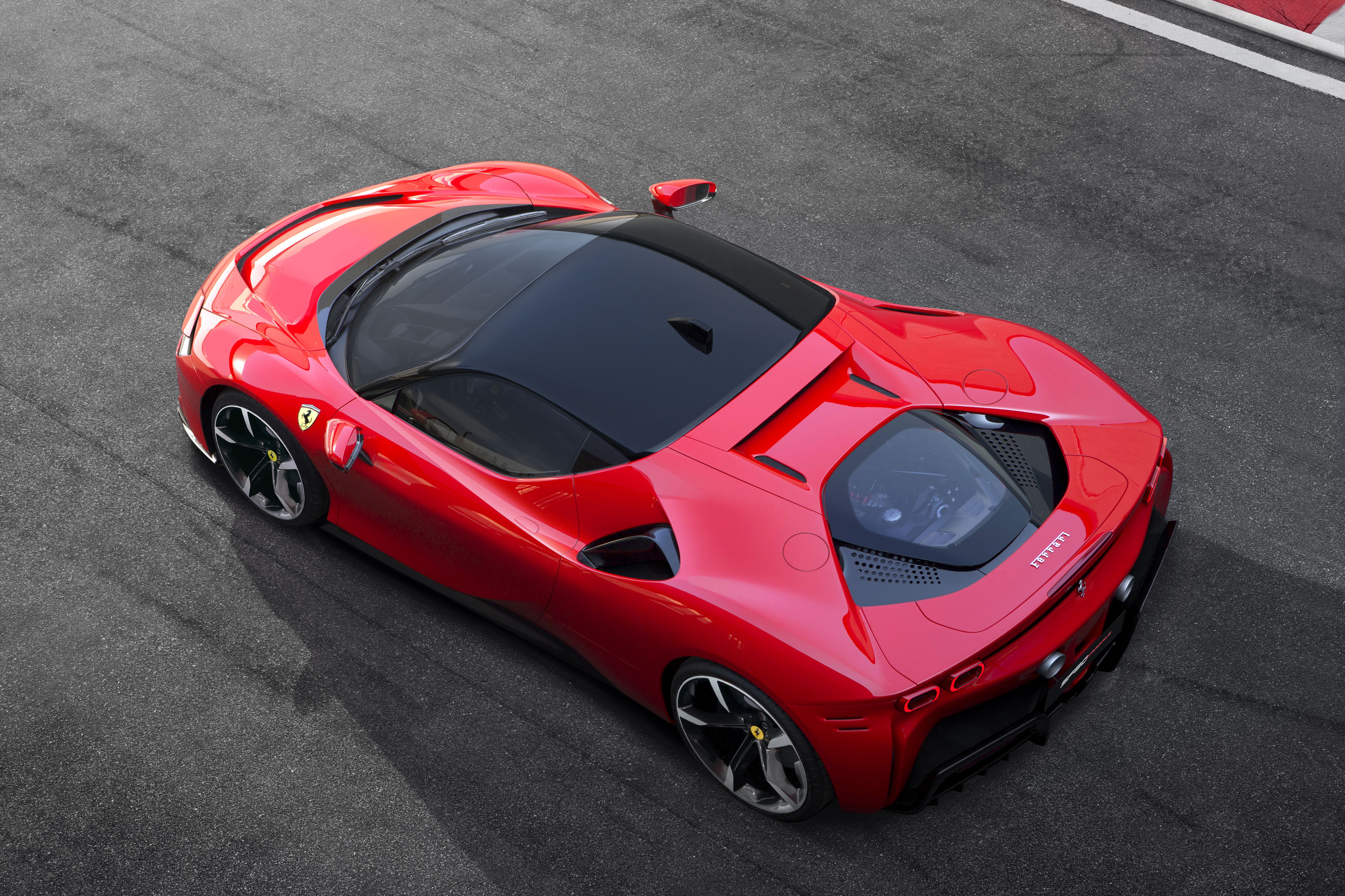 Download mobile wallpaper Ferrari, Car, Supercar, Vehicles, Ferrari Sf90 Stradale for free.