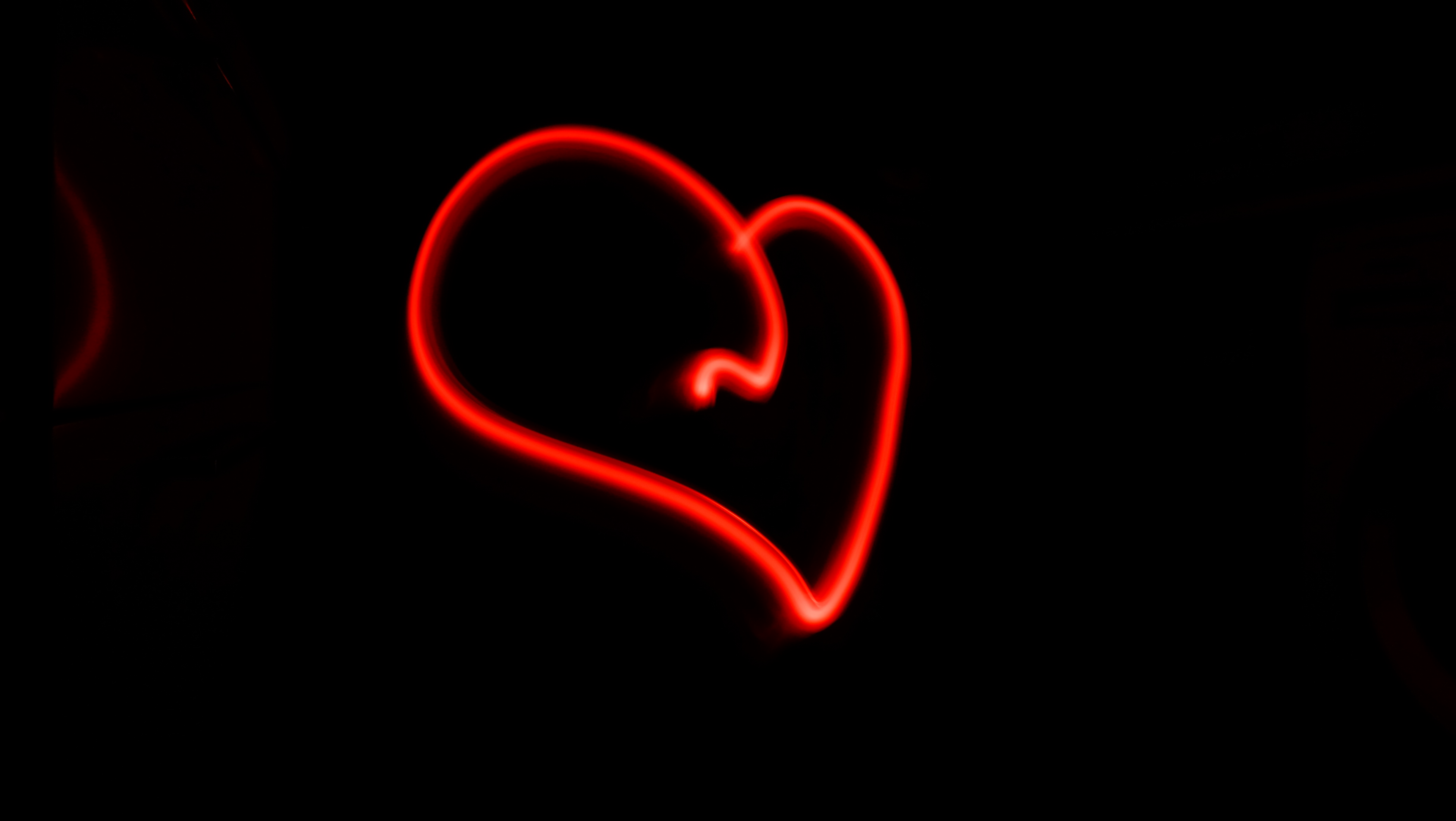 Free download wallpaper Heart, Lines, Dark, Love on your PC desktop