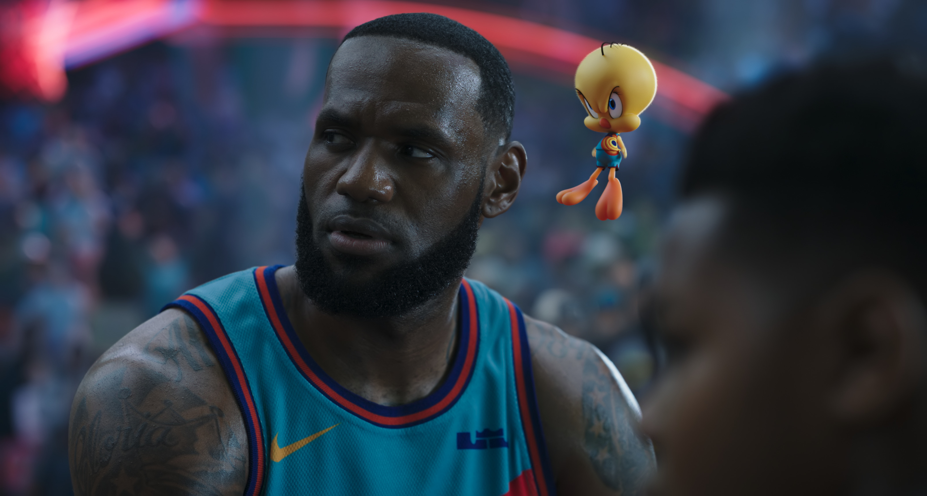 Download mobile wallpaper Movie, Looney Tunes, Tweety, Lebron James, Space Jam 2 for free.