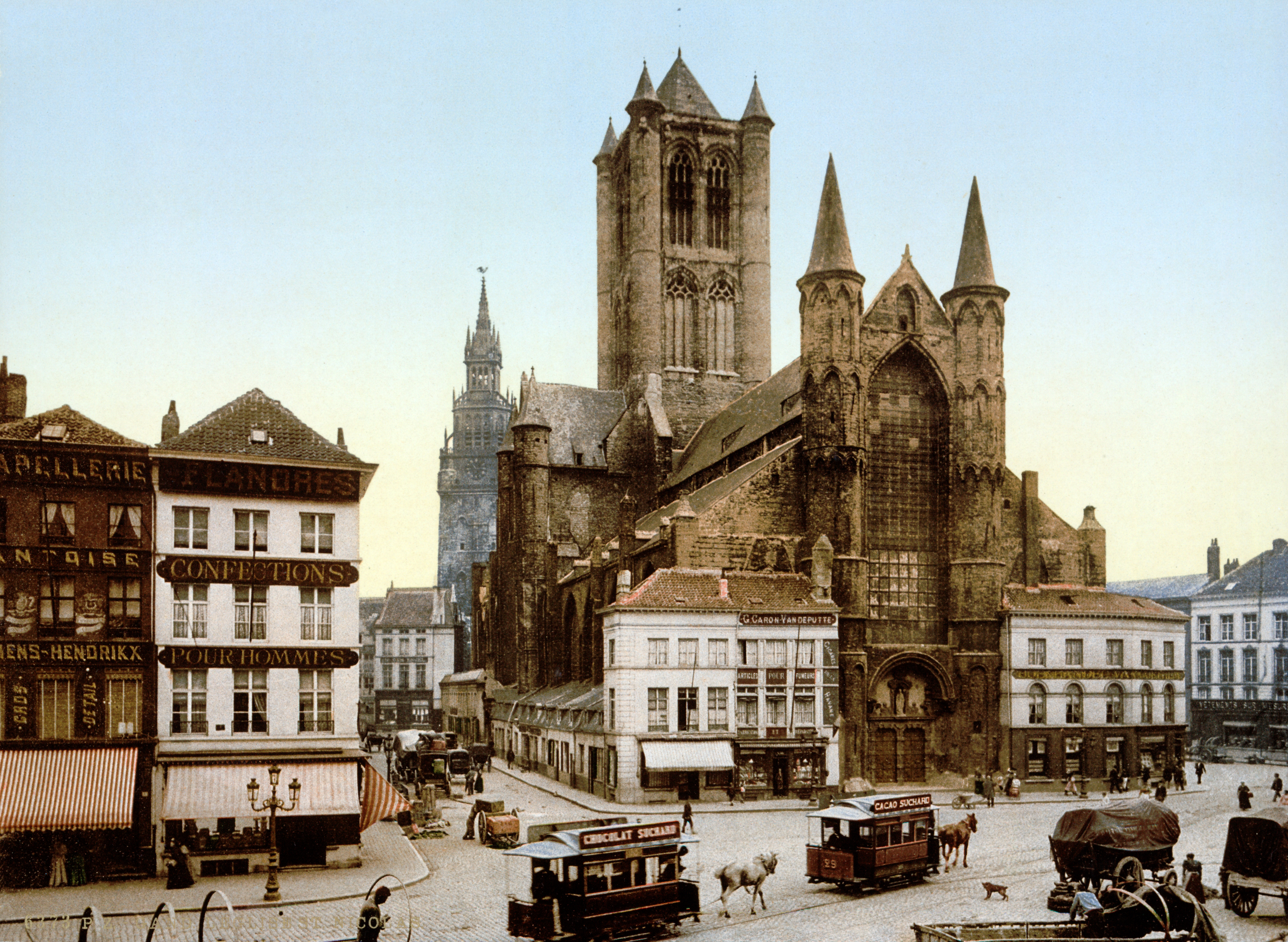 Die besten Sankt Nikolaus Kirche Gent-Hintergründe für den Telefonbildschirm