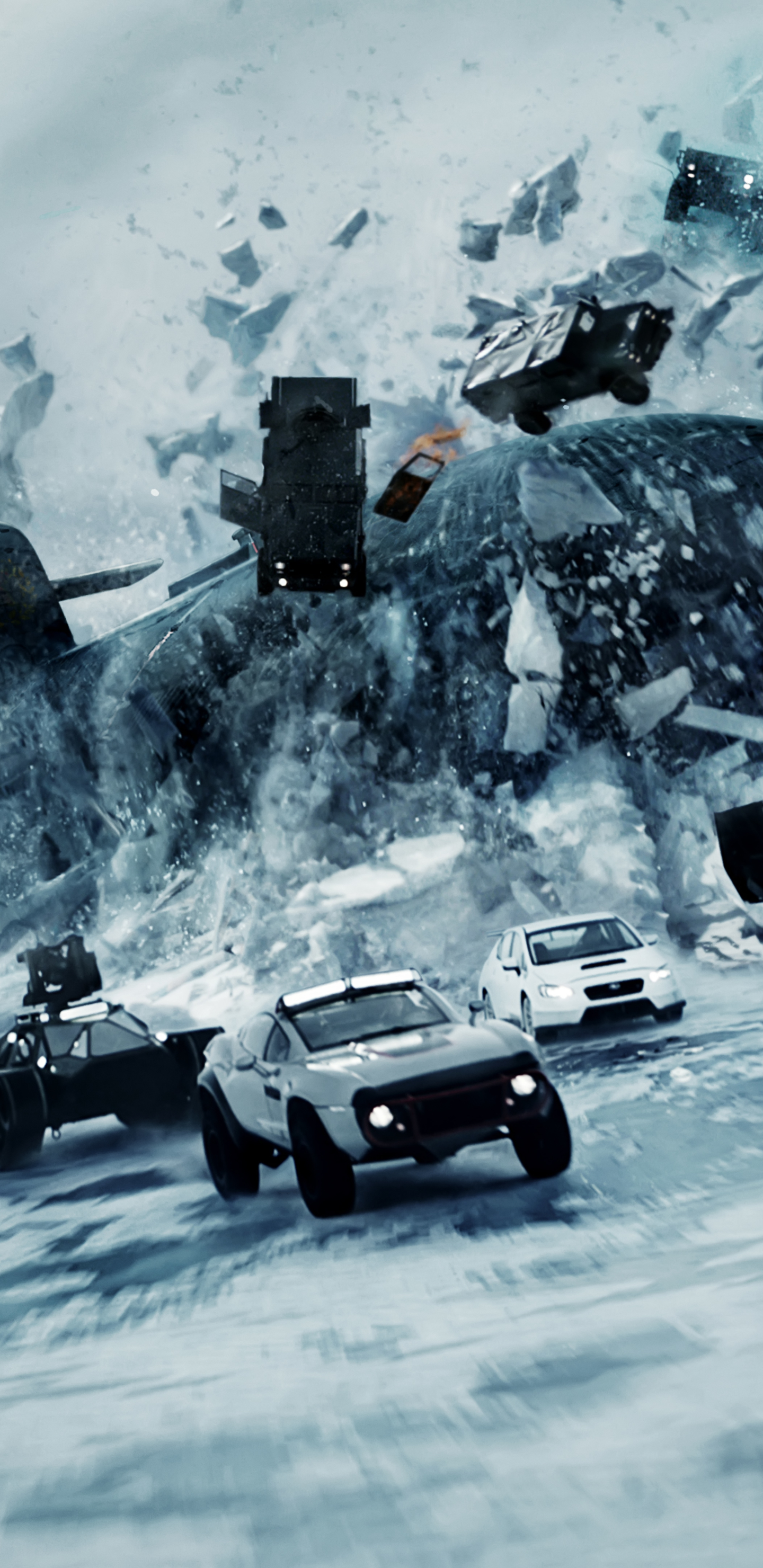 Download mobile wallpaper Fast & Furious, Car, Submarine, Movie, The Fate Of The Furious for free.