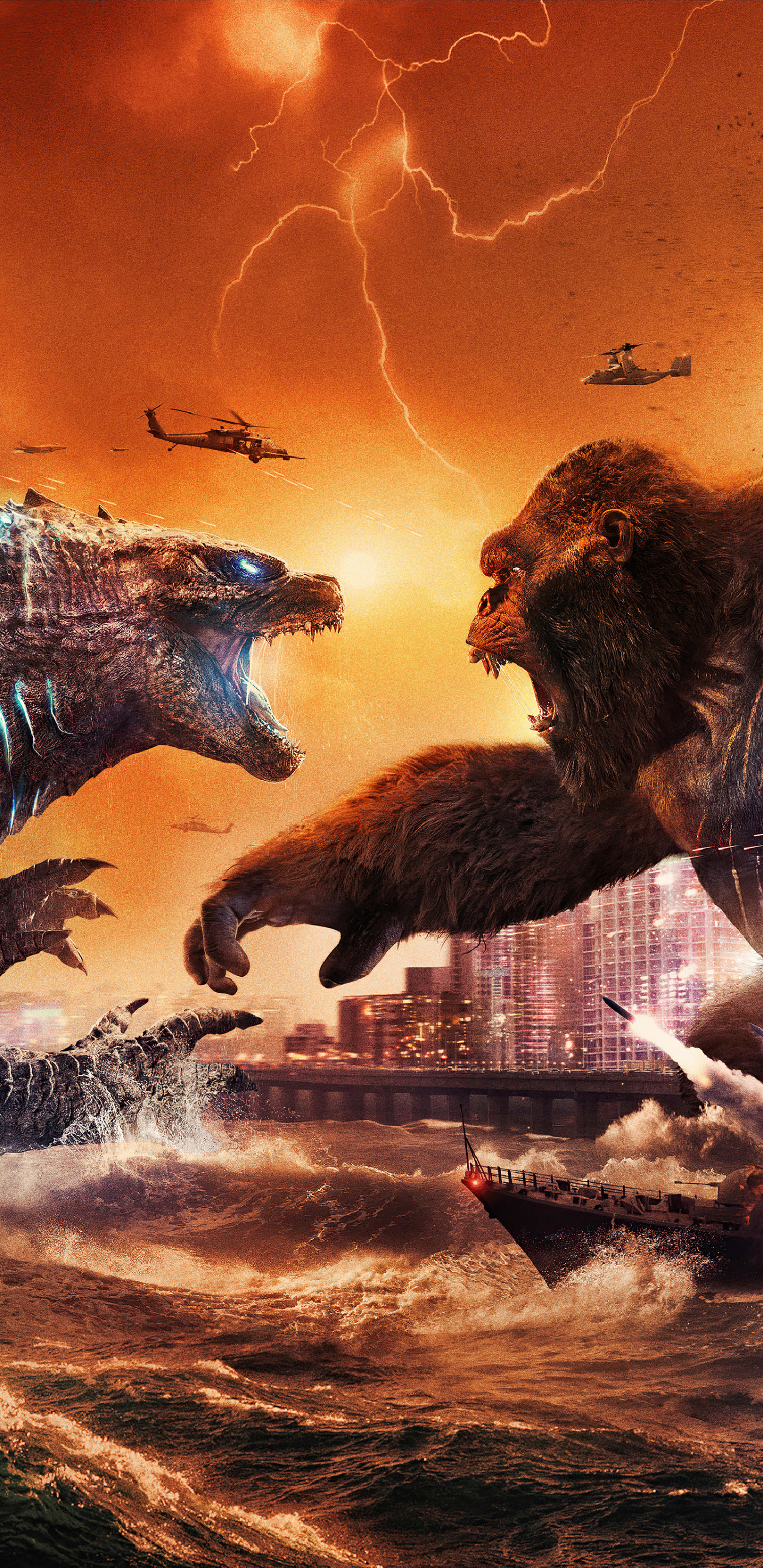 Baixar papel de parede para celular de King Kong, Filme, Godzilla, Godzilla Vs Kong gratuito.