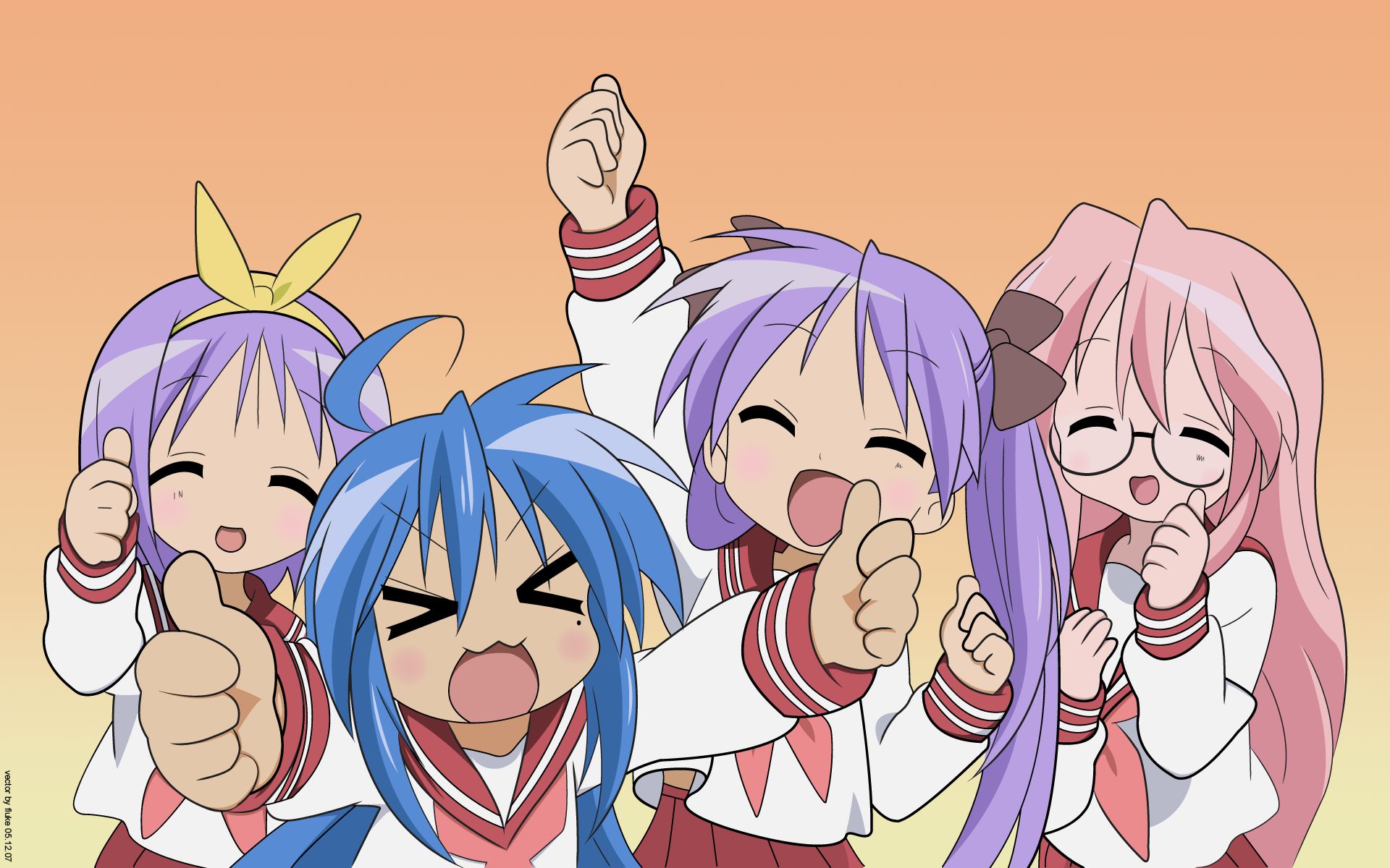 Download mobile wallpaper Anime, Lucky Star for free.