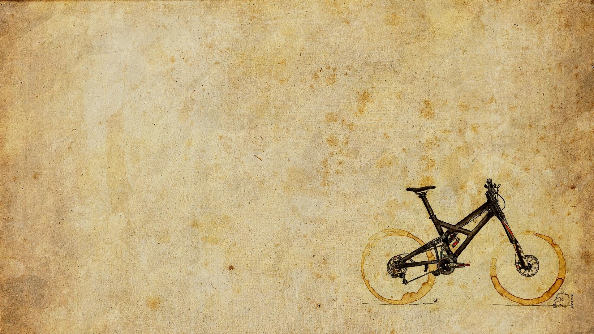 PCデスクトップに自転車, 乗り物, ミニマリスト画像を無料でダウンロード
