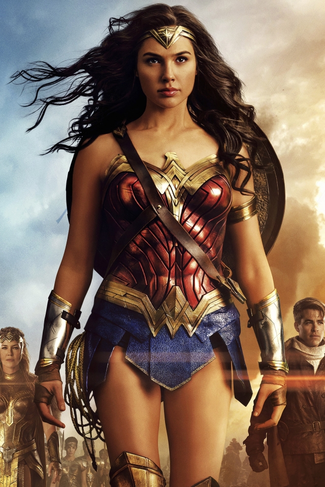 Handy-Wallpaper Filme, Wonderwoman, Gal Gadot, Chris Kiefer, Wonder Woman kostenlos herunterladen.
