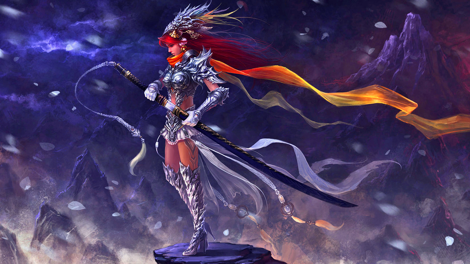 Laden Sie das Fantasie, Kriegerin-Bild kostenlos auf Ihren PC-Desktop herunter