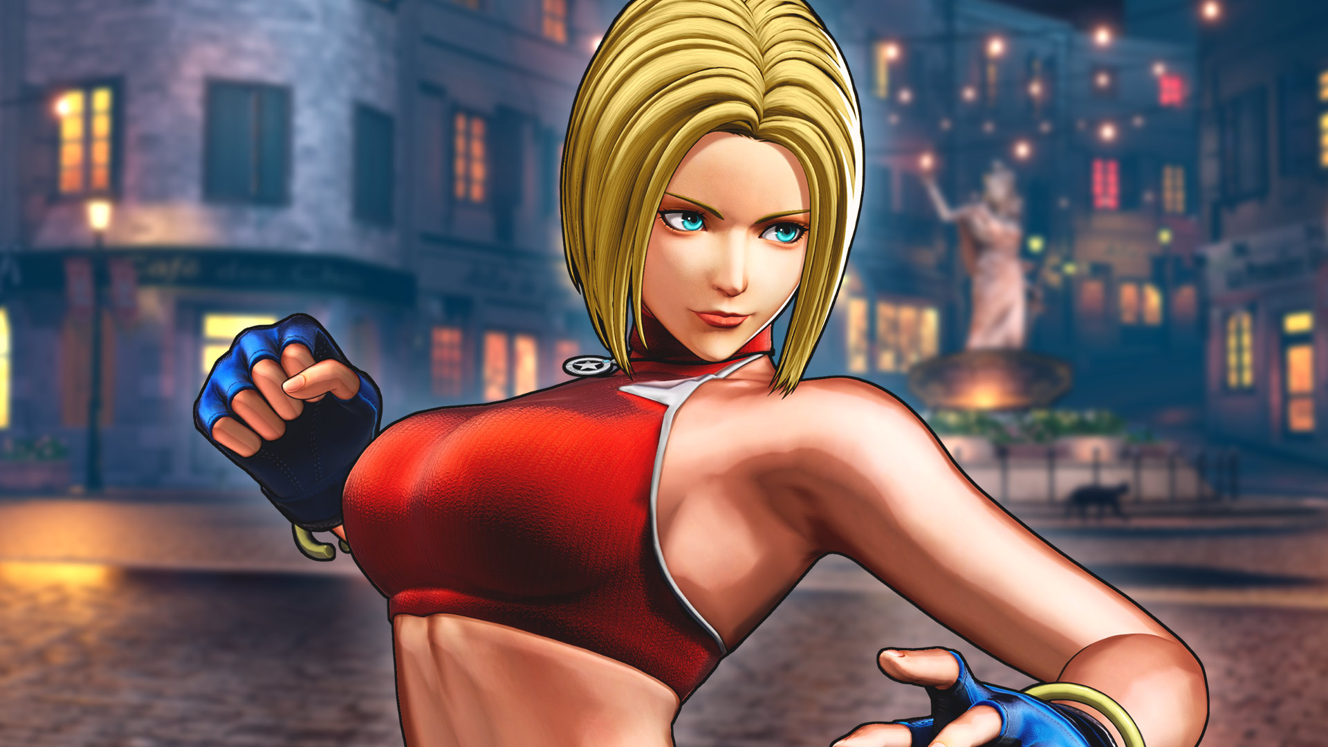 the king of fighters xv, video game, blue mary